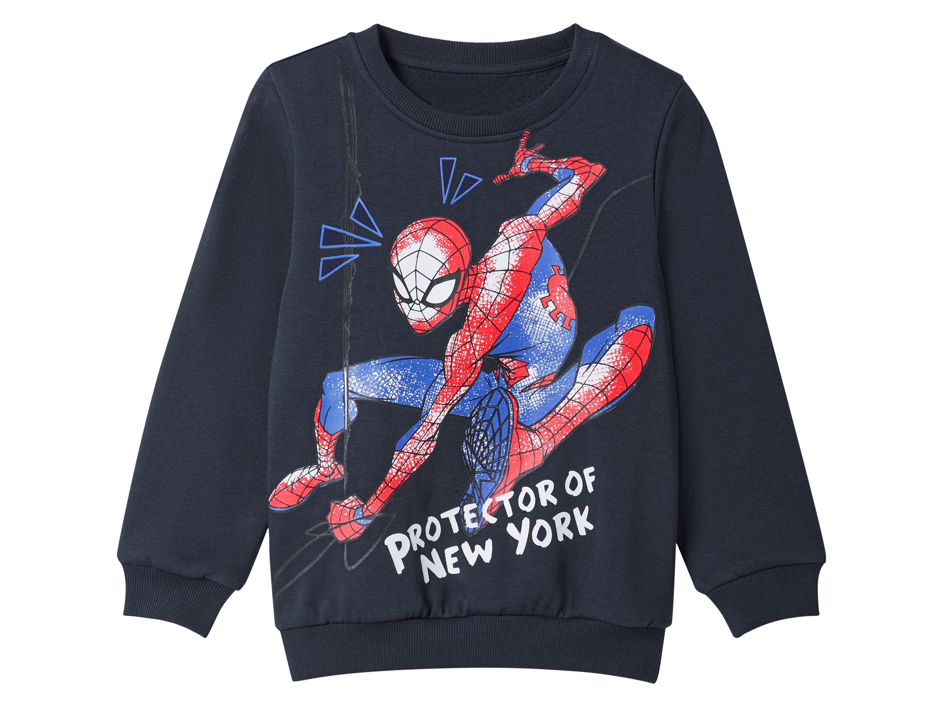 Bluza dresowa dziecięca z bawełną Granatowy, 98/104