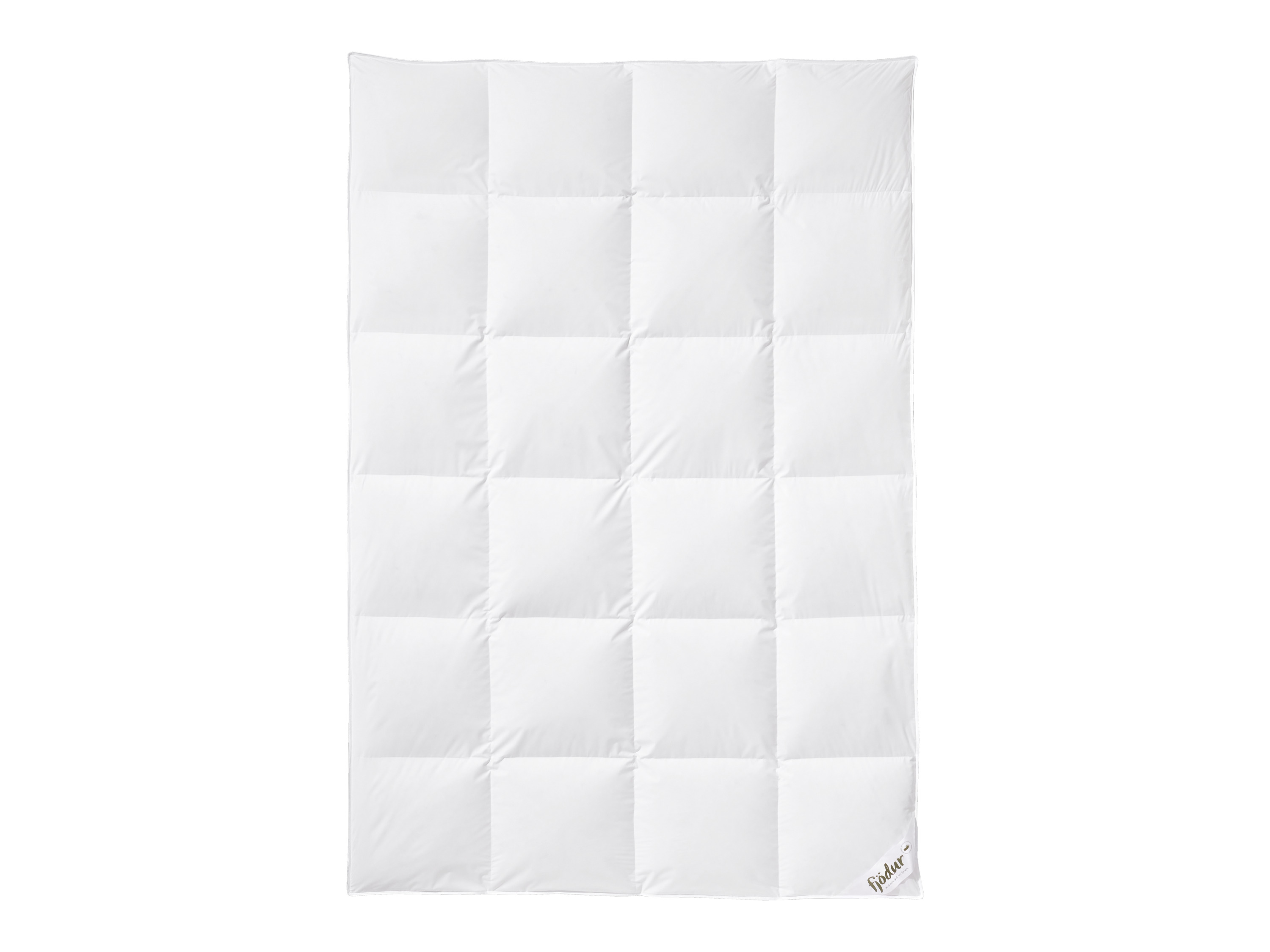 Fjödur Luksusowa kołdra z gęsim puchem, ciepła 155 X 220 CM