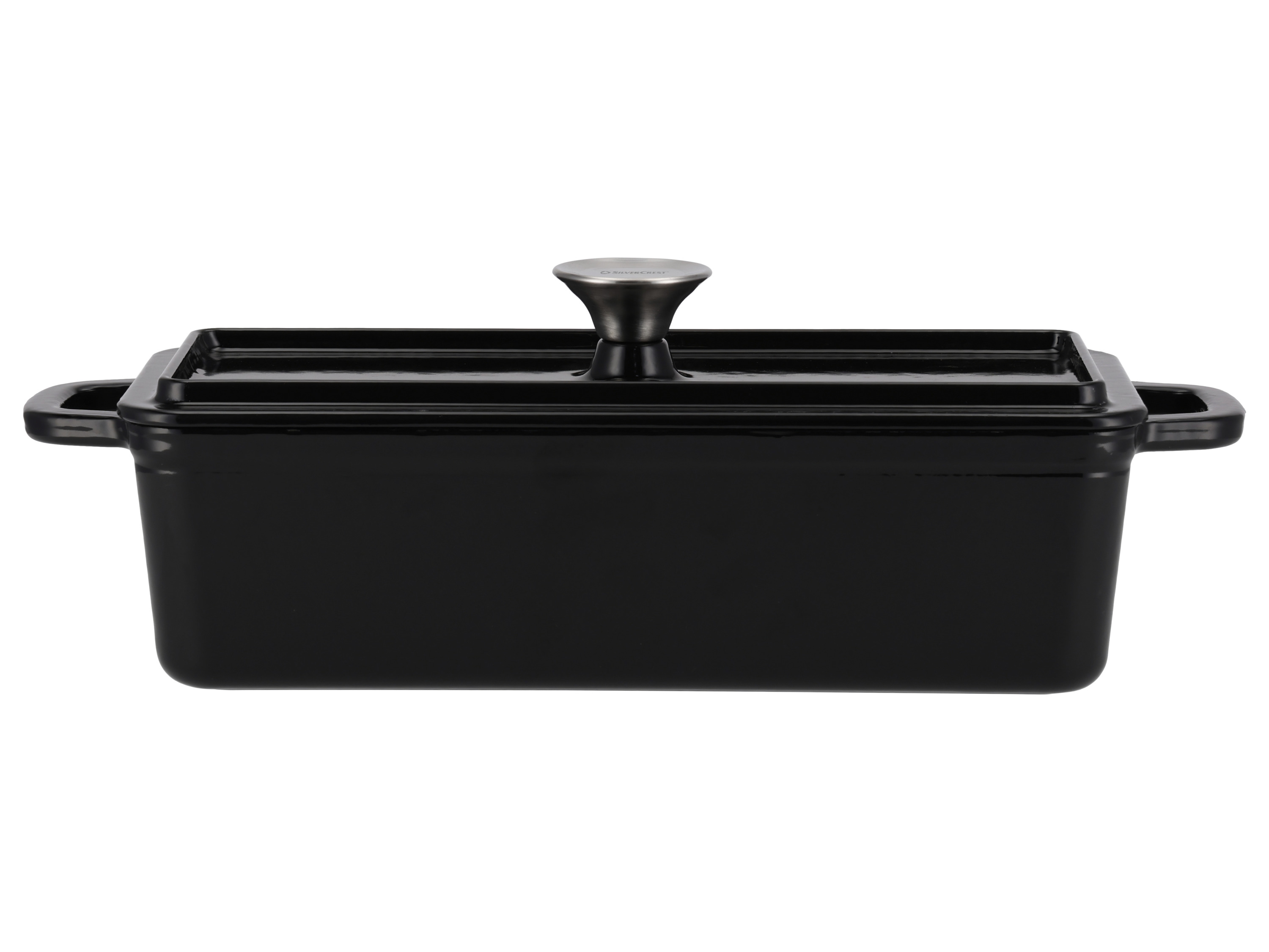 Silvercrest Forma żeliwna lub garnek żeliwny do pieczenia chleba Prostokątny, Czarny