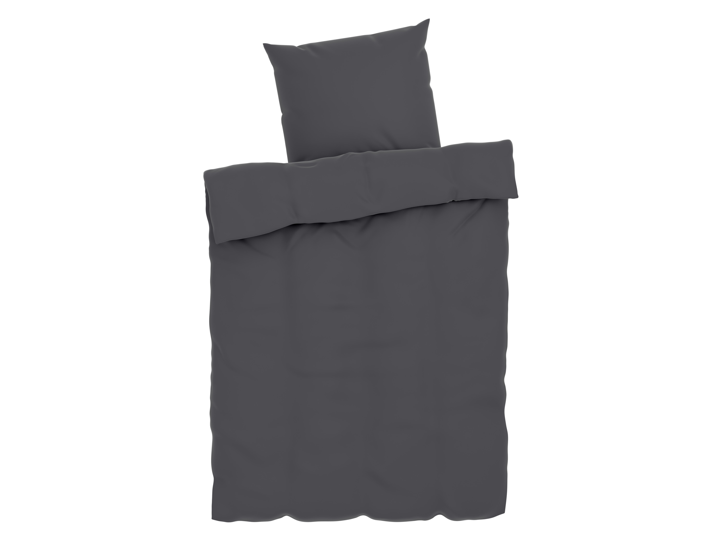 Livarno home Pościel satynowa 140 x 200 cm Uwaga: LV Ospl Ciemnoniebieski