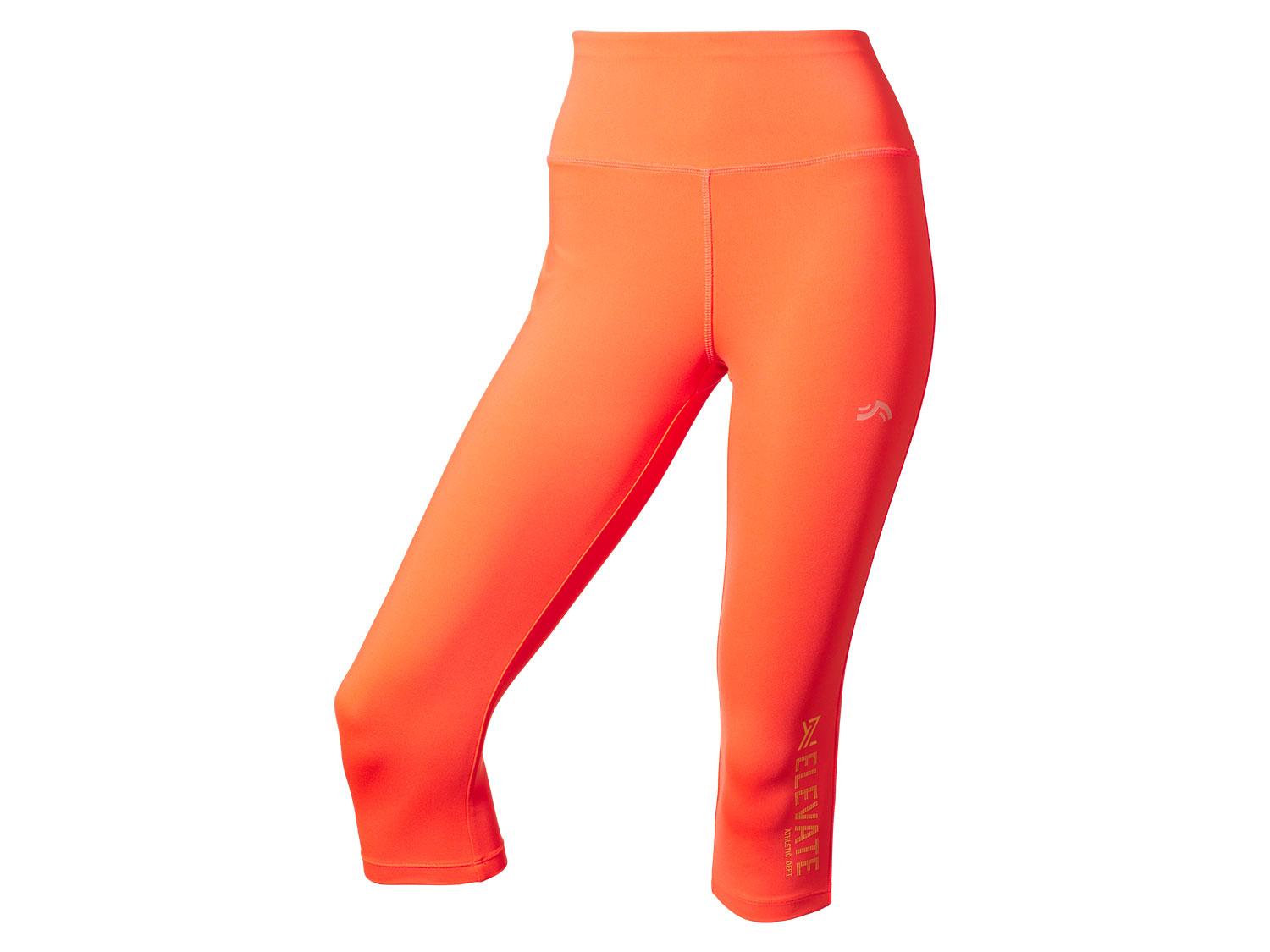 Crivit Spodnie funkcyjne 3/4 damskie, szybkoschnące Koralowy, S 36/38