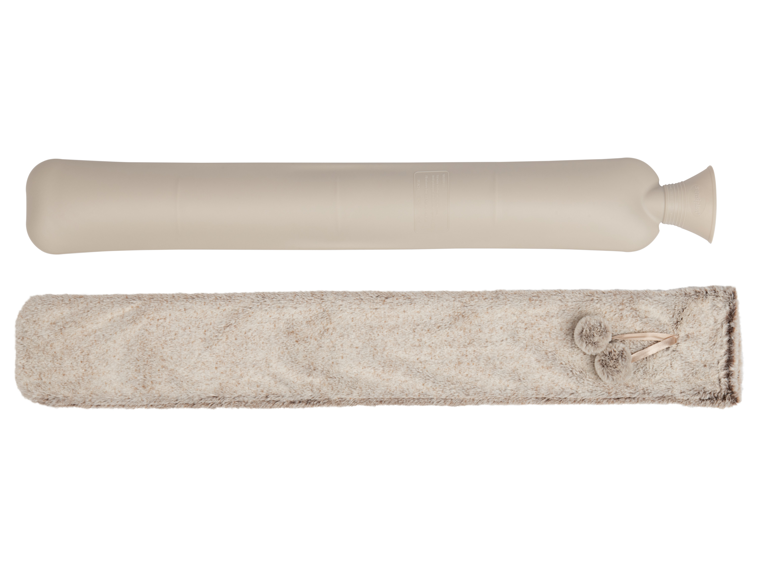 sensiplast Termofor w formie podłużnej poduszki lub skarpetki Wąż/beżowy