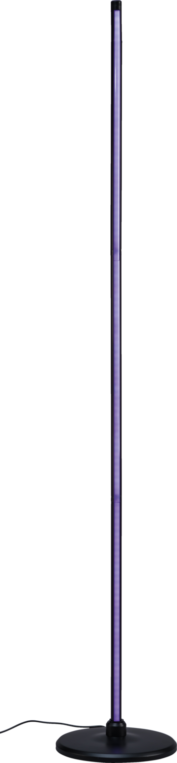 Livarno Lampa stojąca LED z czujnikiem audio Czarny