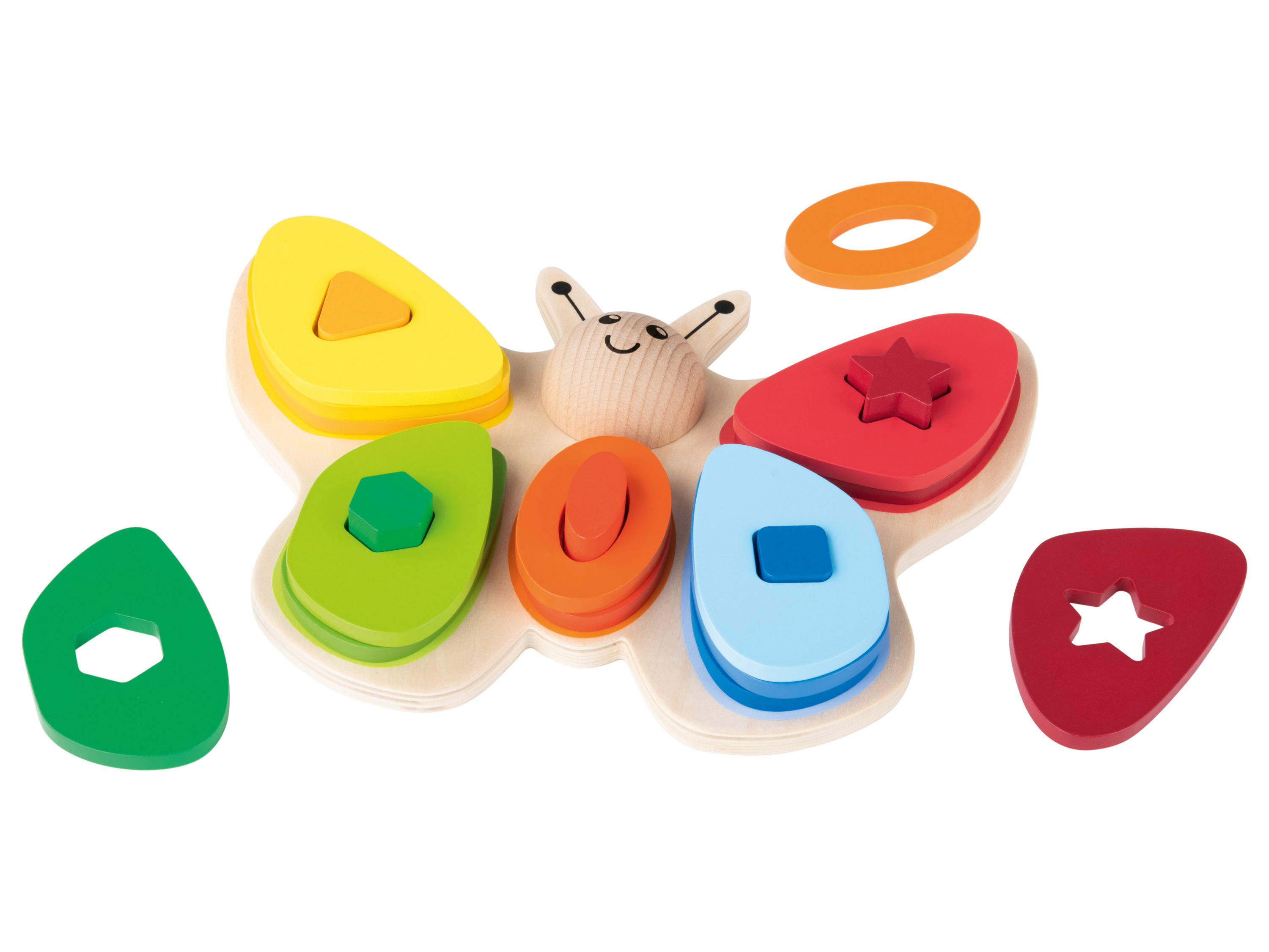 lupilu Drewniana zabawka motoryczna Motyle