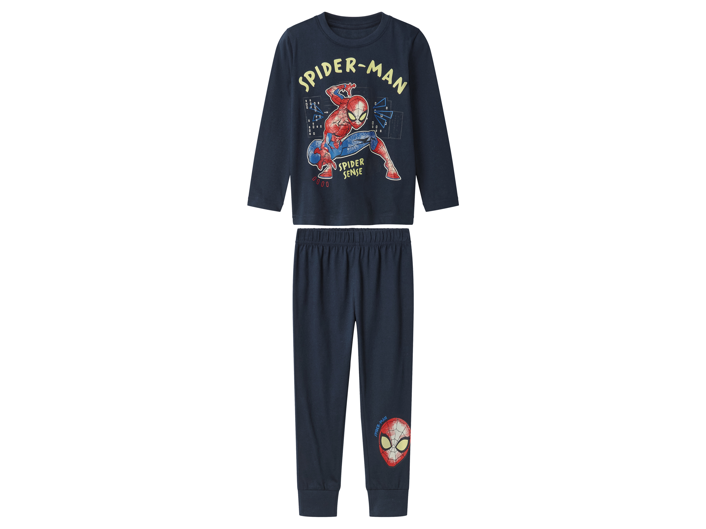 Piżama dziecięca z bawełny Granatowy, 98/104