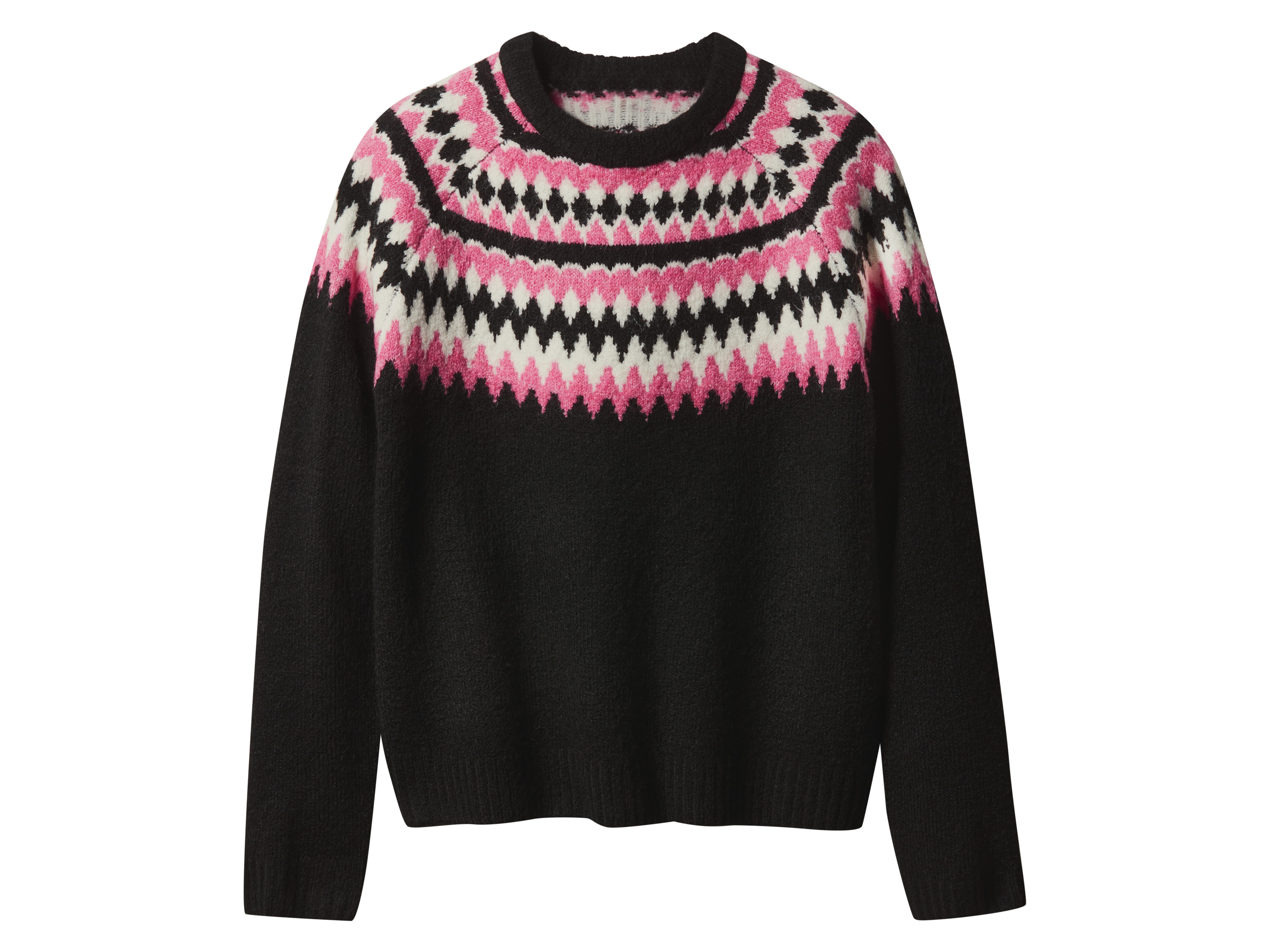 esmara Sweter damski dzianinowy Czarny, L44/46