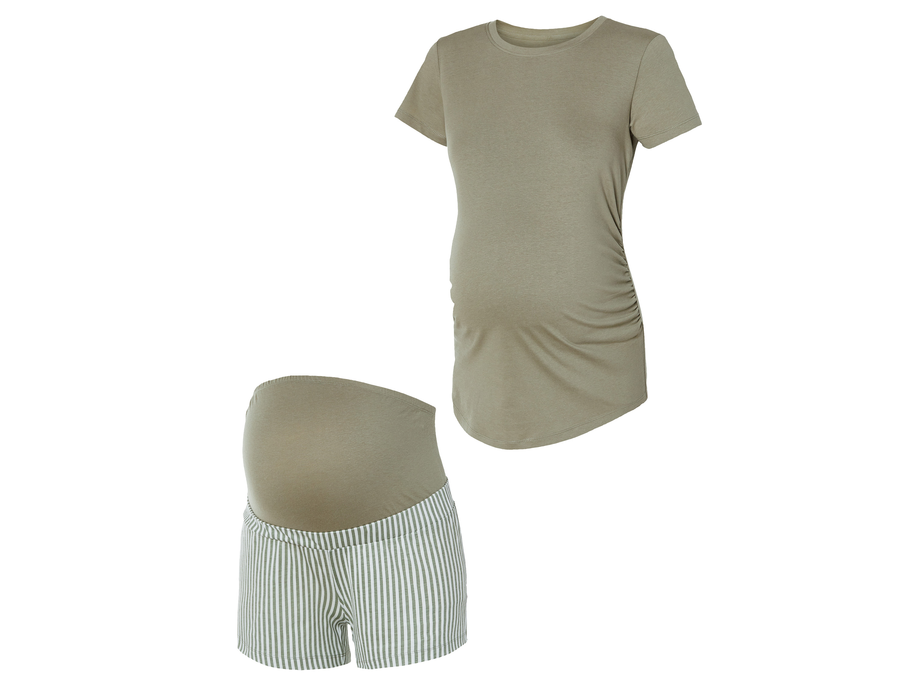 esmara Piżama ciążowa, podkreślająca figurę Zielony, S36/38