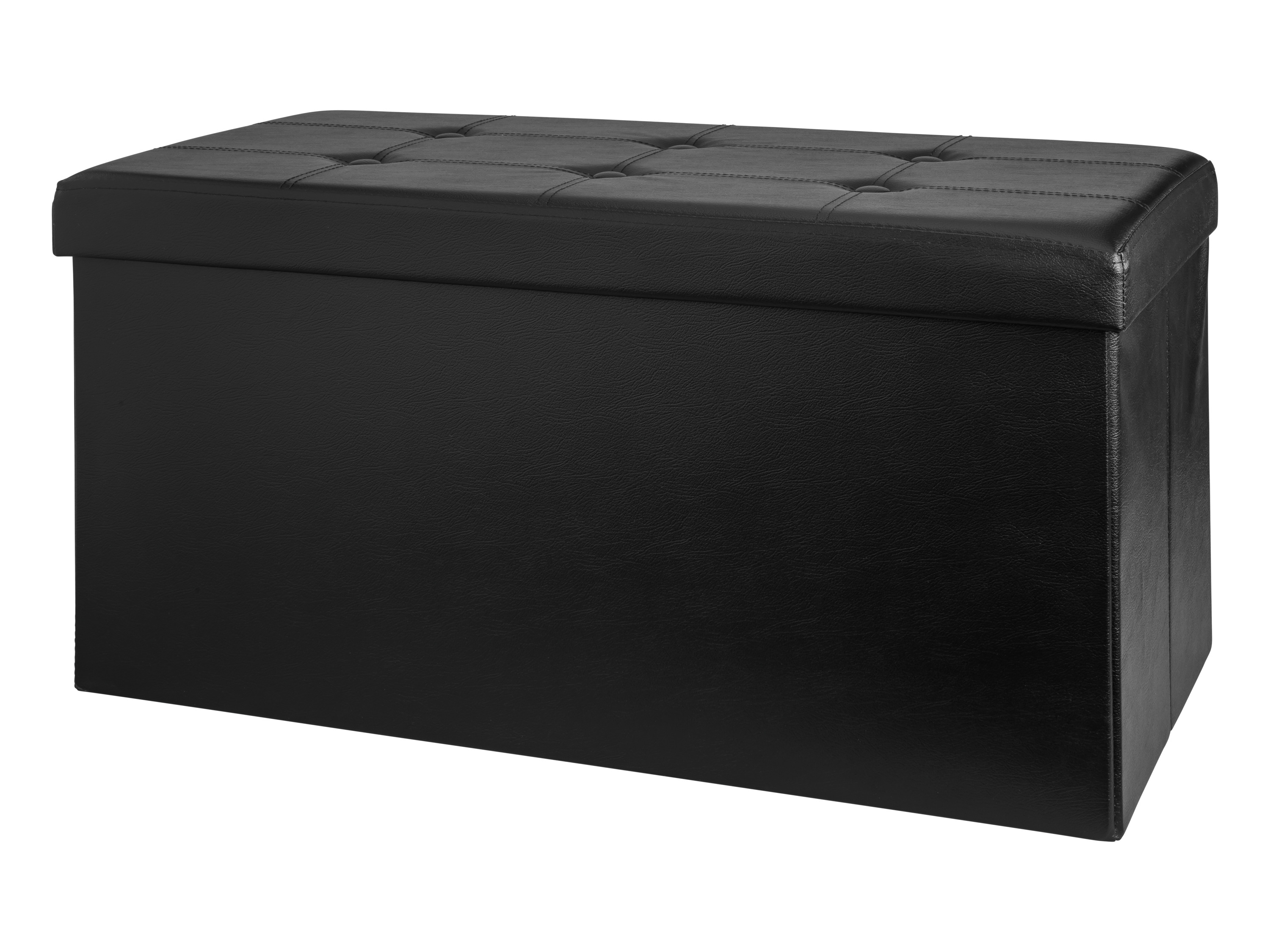 Livarno home Skrzynia do siedzenia z funkcją przechowywania Czarny