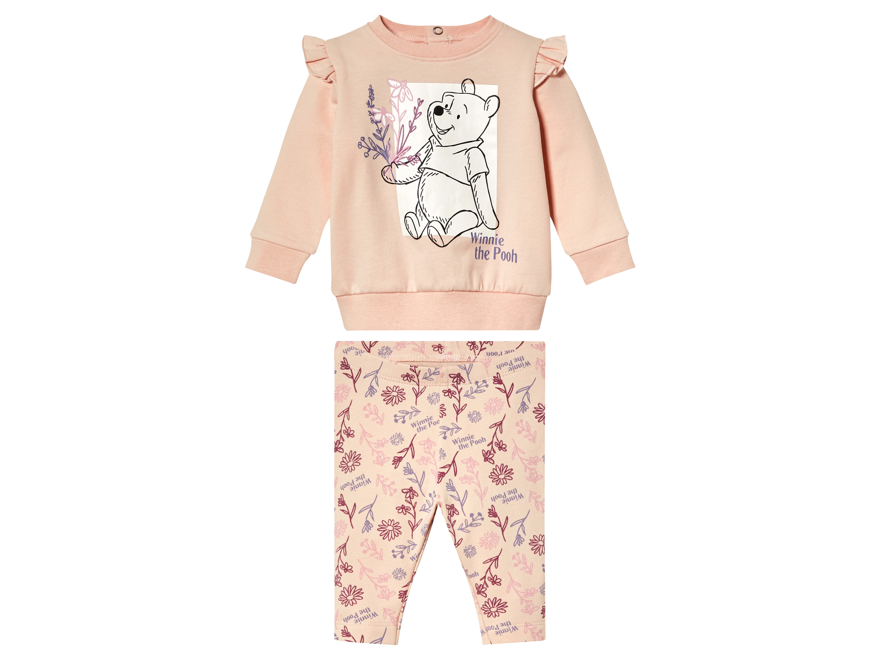 Dres niemowlęcy z bawełny organicznej Kubuś Puchatek, 50/56