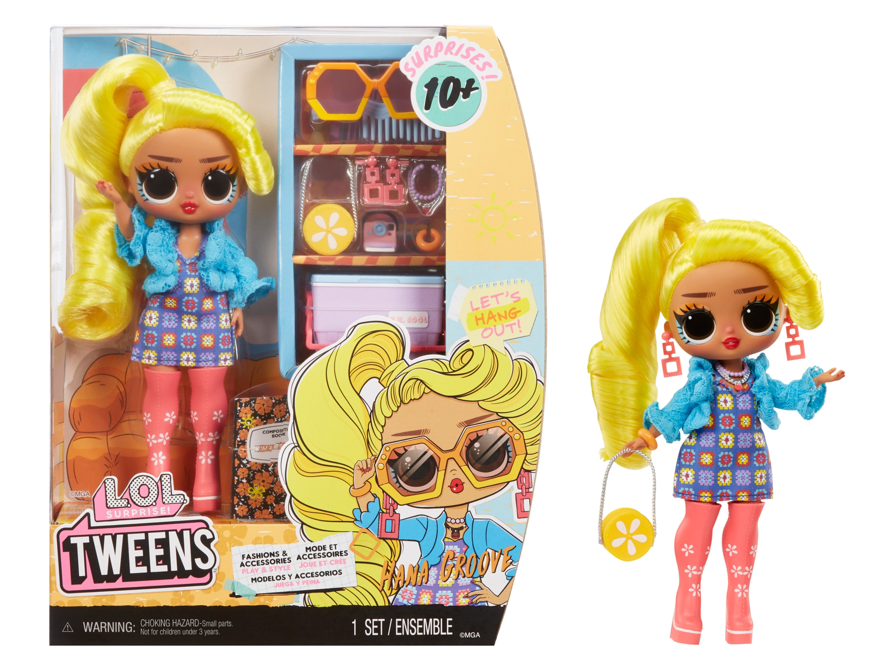 LOL Suprise! Lalka Tweens Fashion, ok. 17 cm Hana Groove