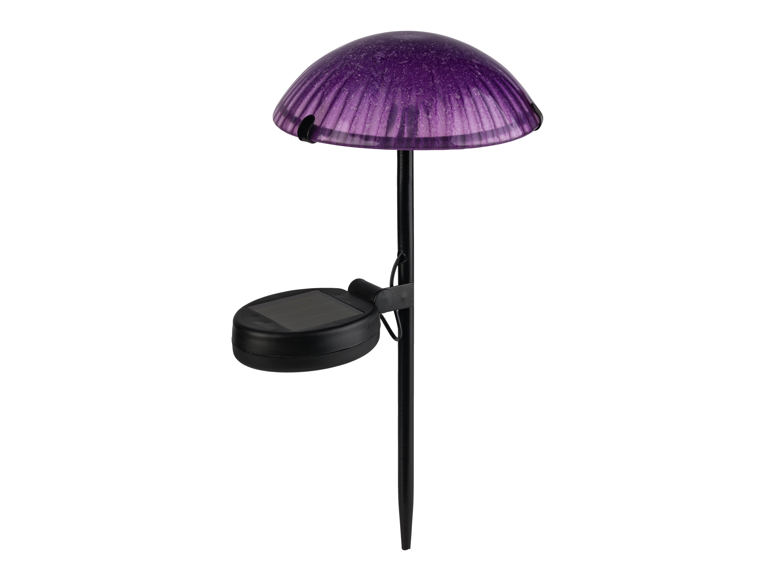 Livarno home Solarny grzyb z szpikulcem, LED Fioletowy