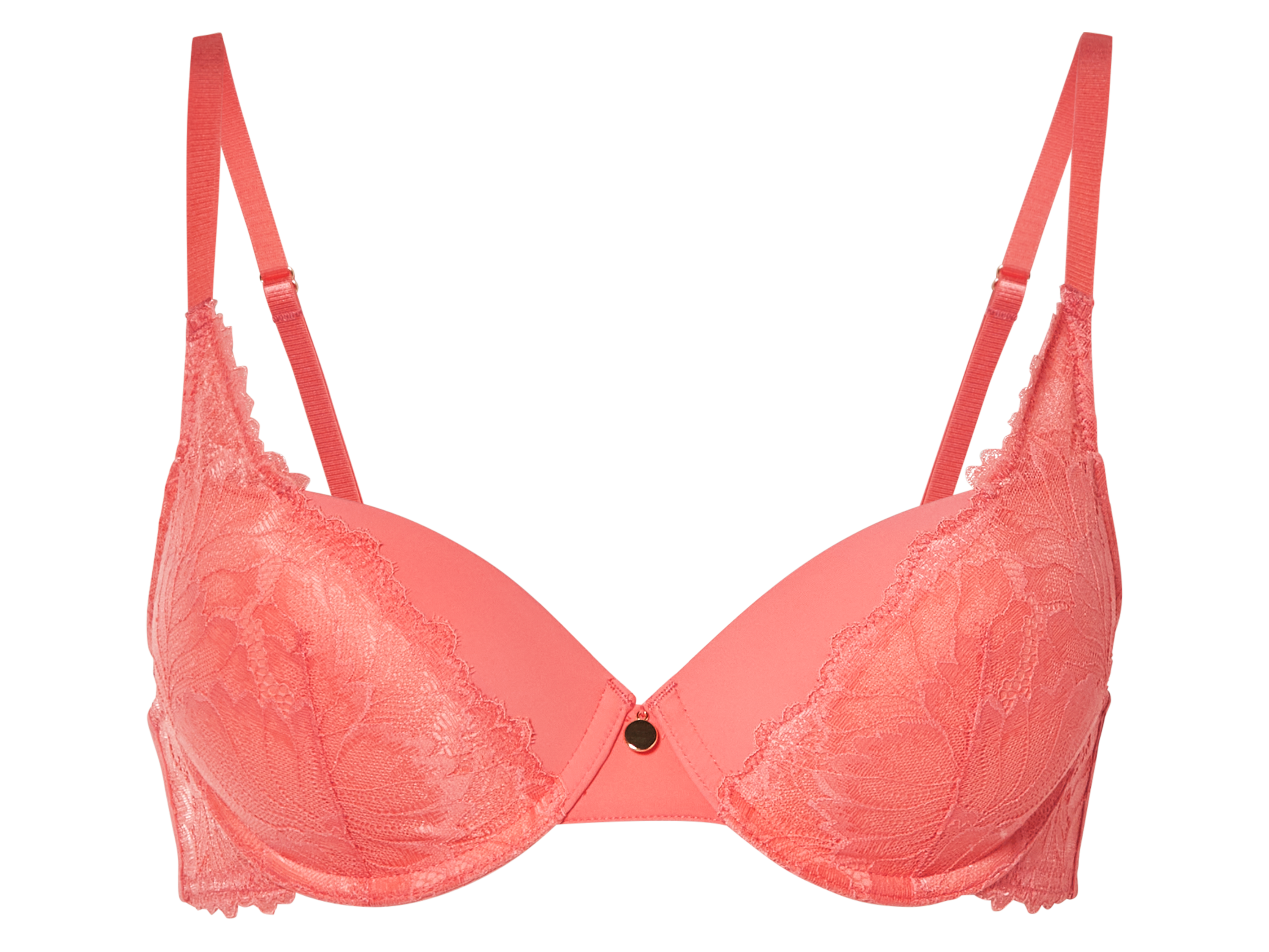 esmara Biustonosz damski z koronką Koralowy, 85C