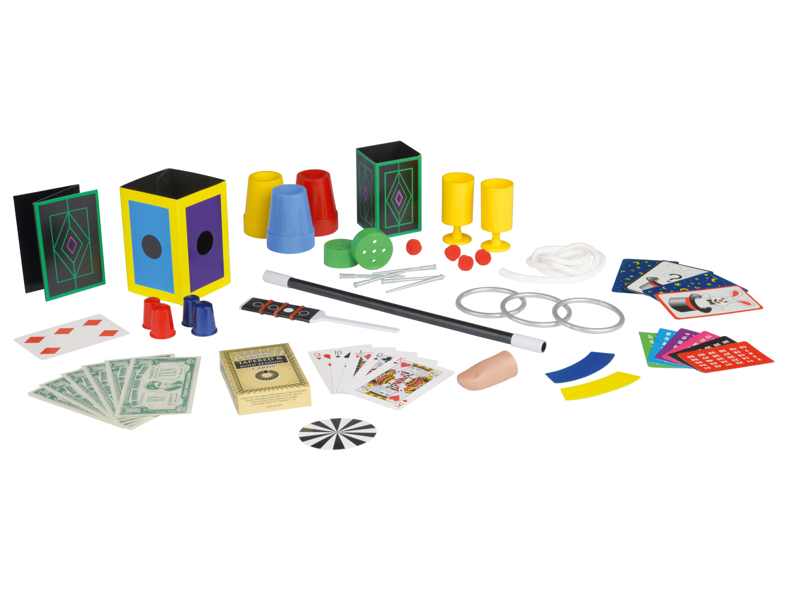 lupilu Akcesoria małego magika, 20 lub 46 elementów Magiczne pudełko 150 sztuczek