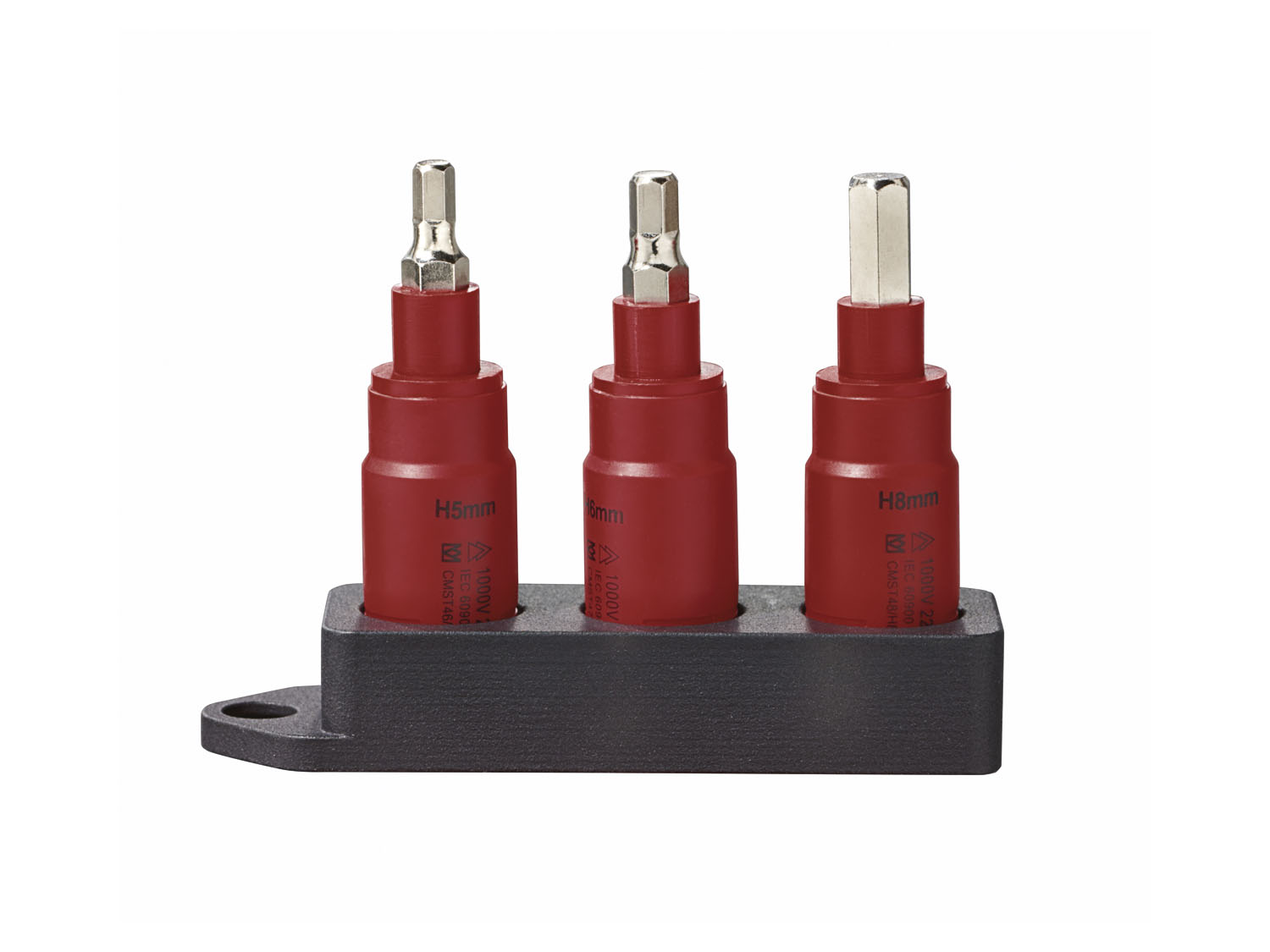 Parkside Zestaw bitów i nasadek / zestaw nasadek / grzechotka 3/8", 1000 V Zestaw bitów sześciokątnych