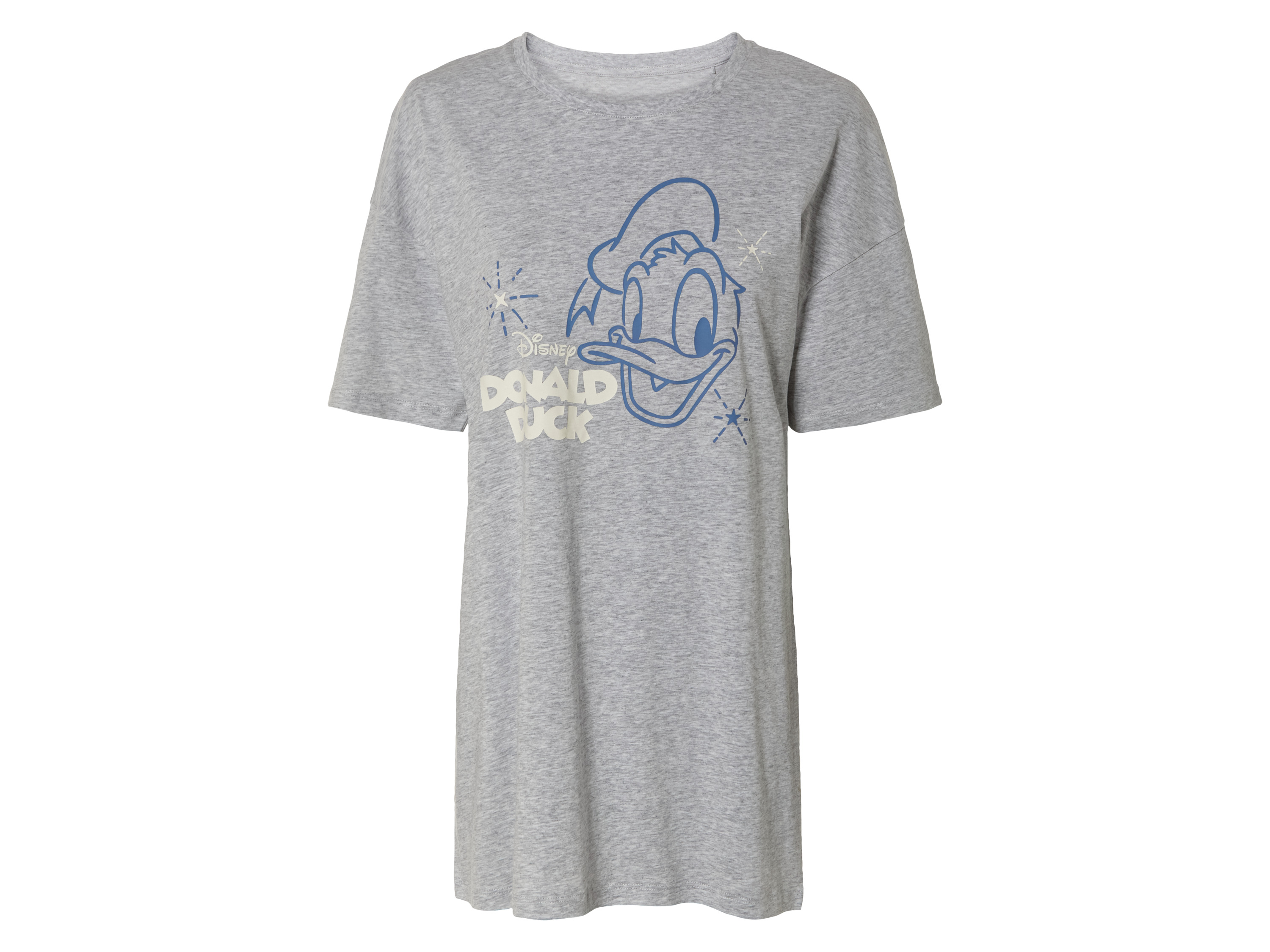 Koszula nocna damska bawełniana z postaciami z bajek Szary, S36/38