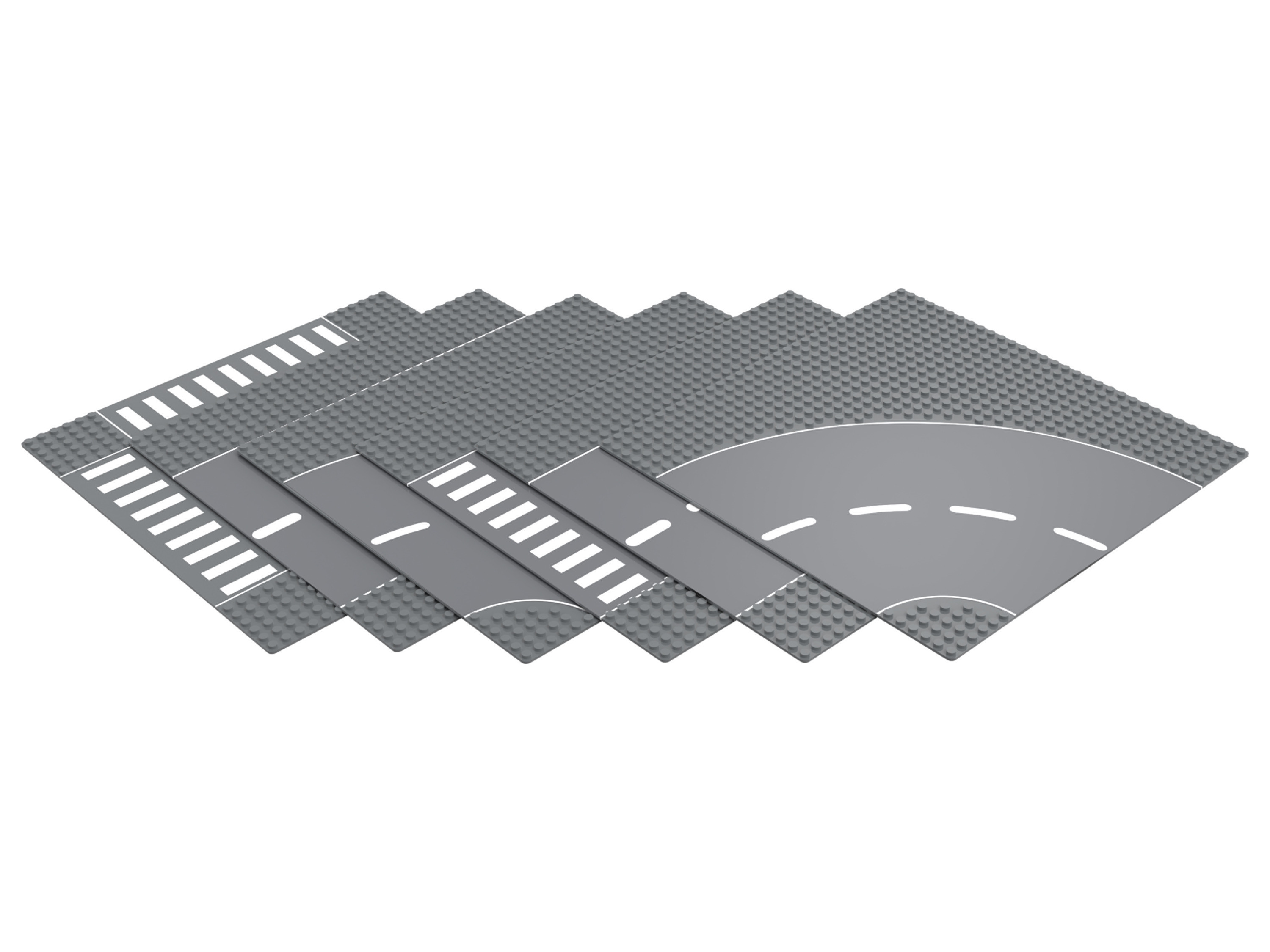 lupilu Płytki konstrukcyjne Clippys, 6 sztuk Ulica