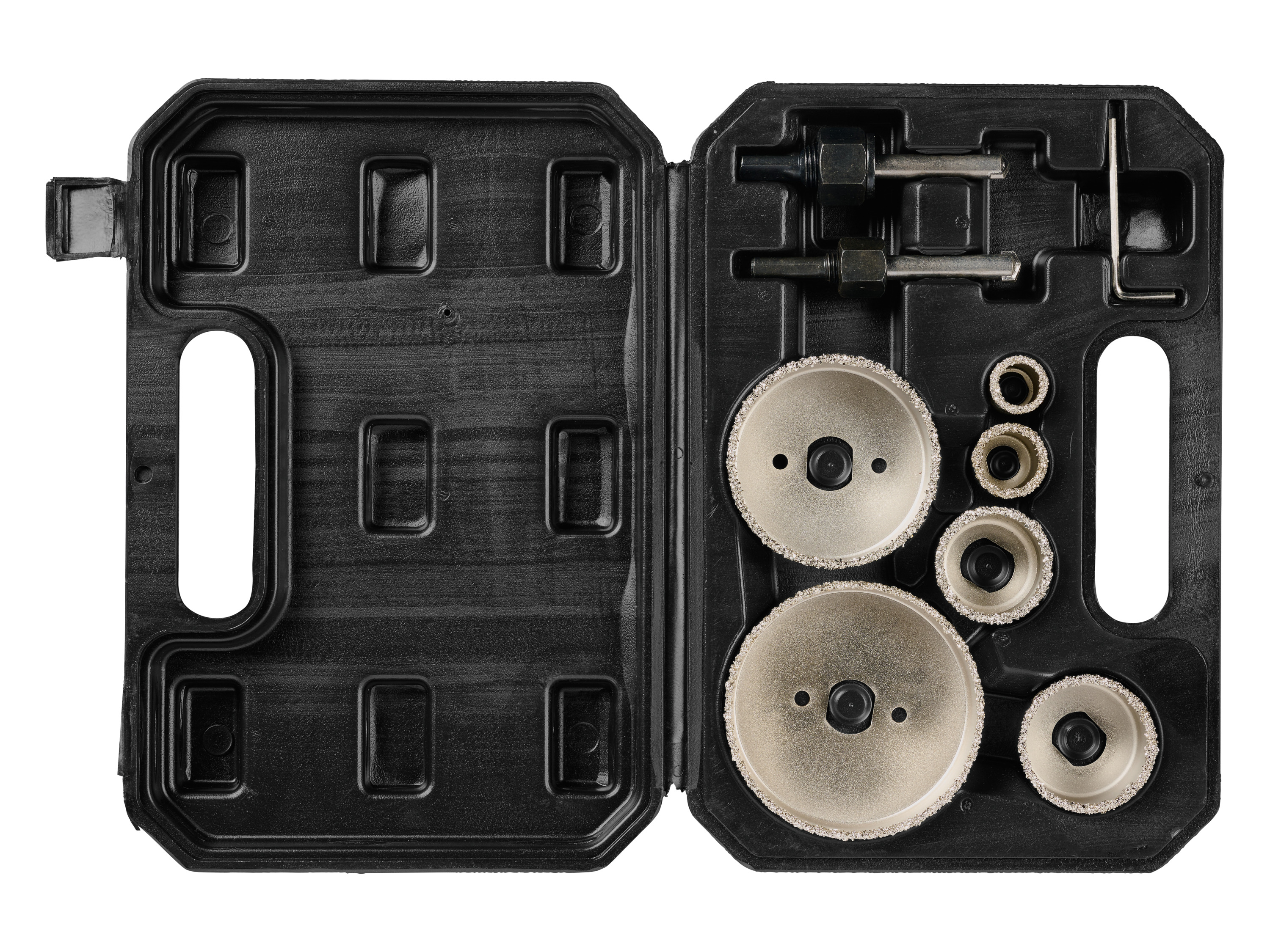 Parkside Zestaw otwornic, 9 elementów Zestaw otwornic karbidowych