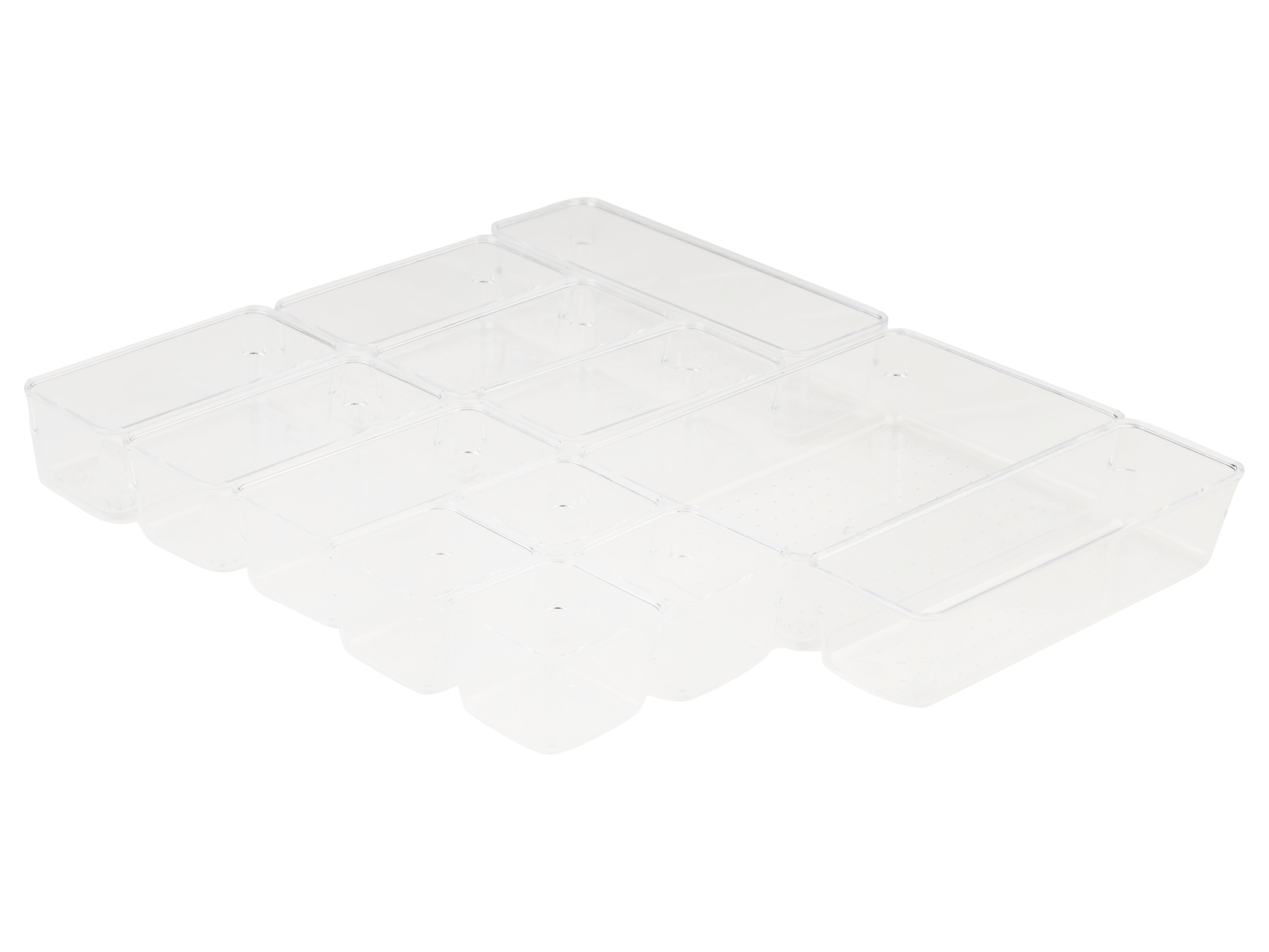 Livarno home Modułowy organizer na kosmetyki, 13 lub 17 elementów 13-częściowy przezroczysty