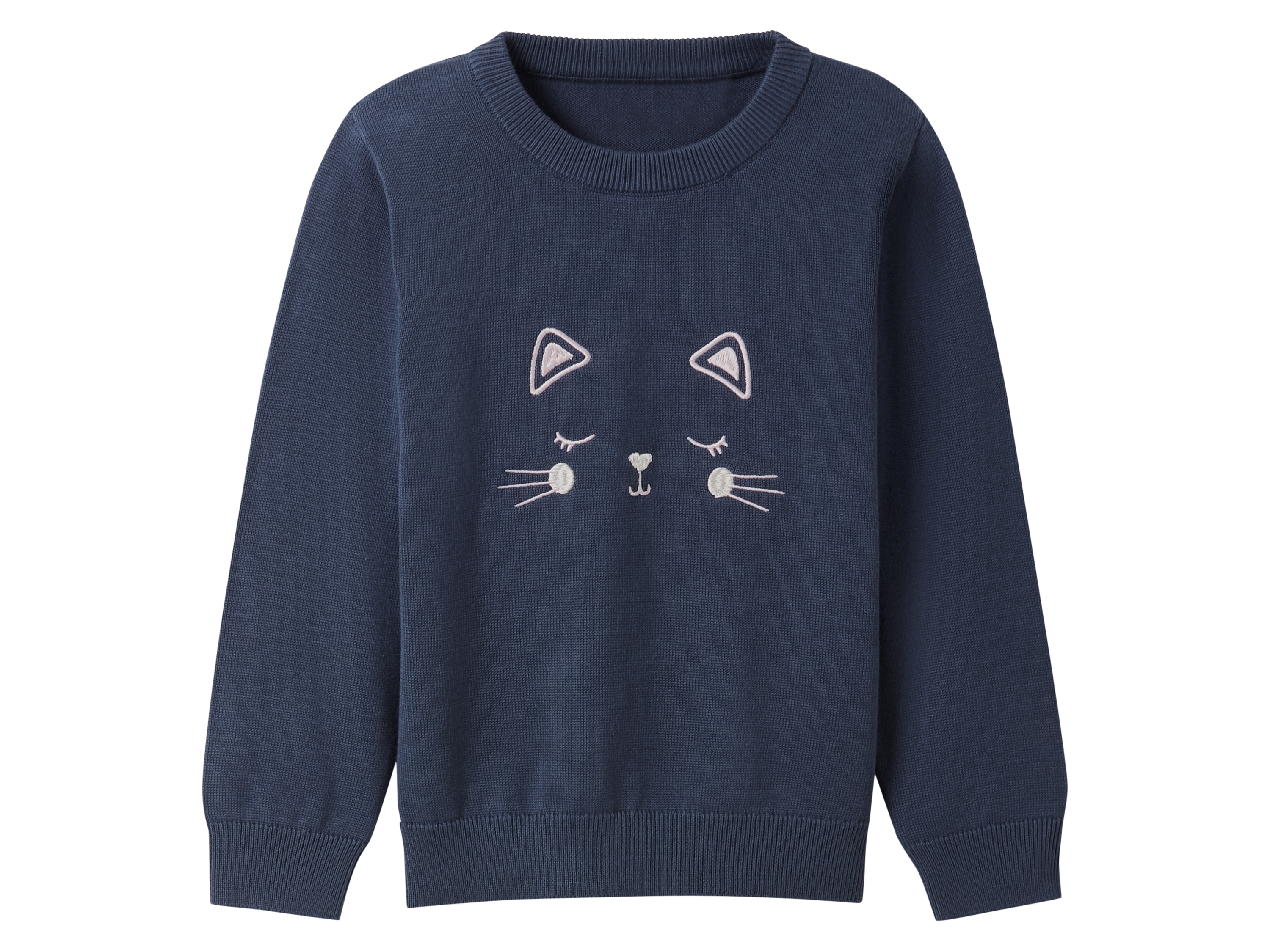 lupilu Sweterek dziecięcy z bawełny Niebieski, 110/116