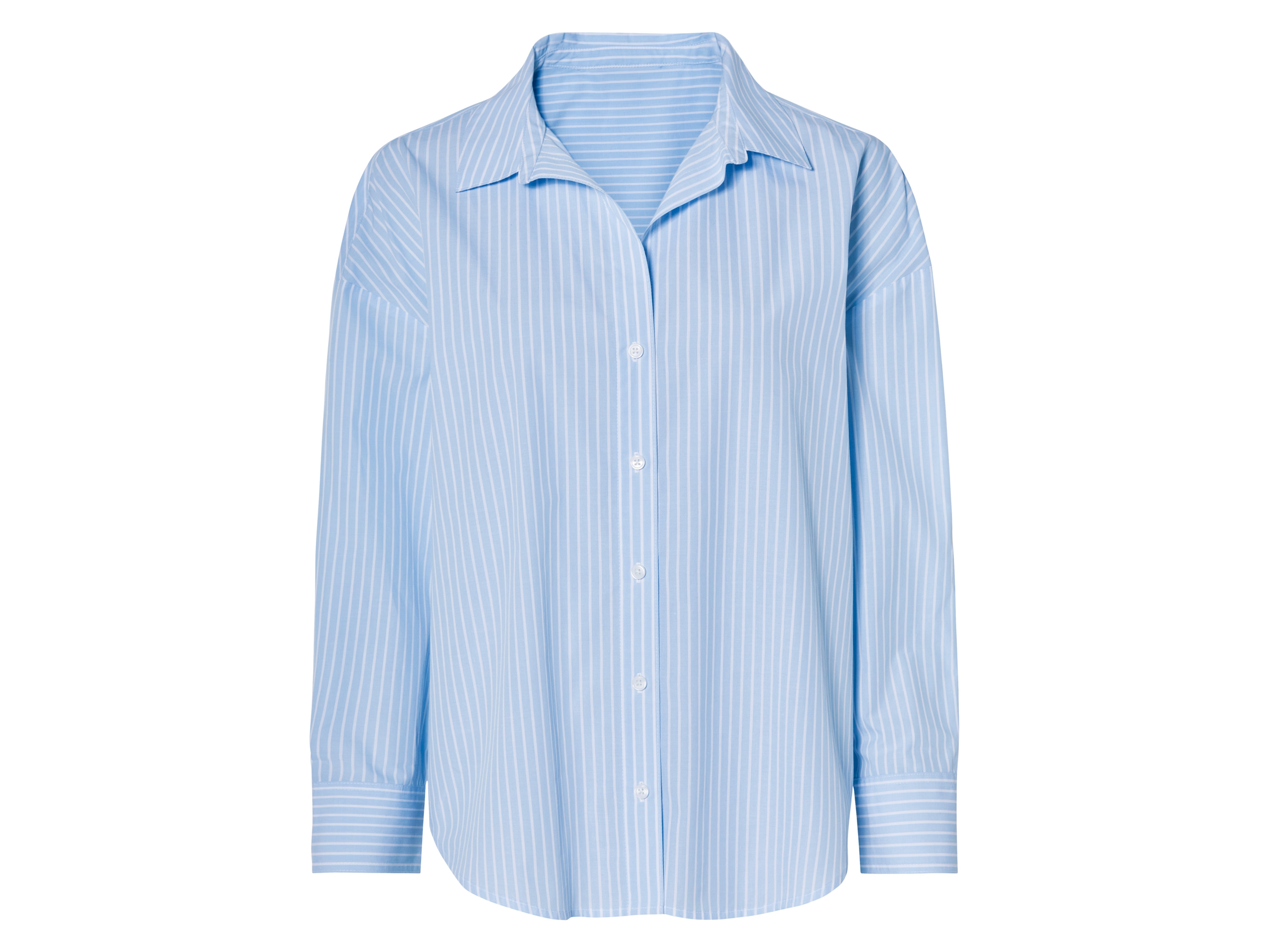 esmara Koszula damska z bawełny Paski/niebieski, 44