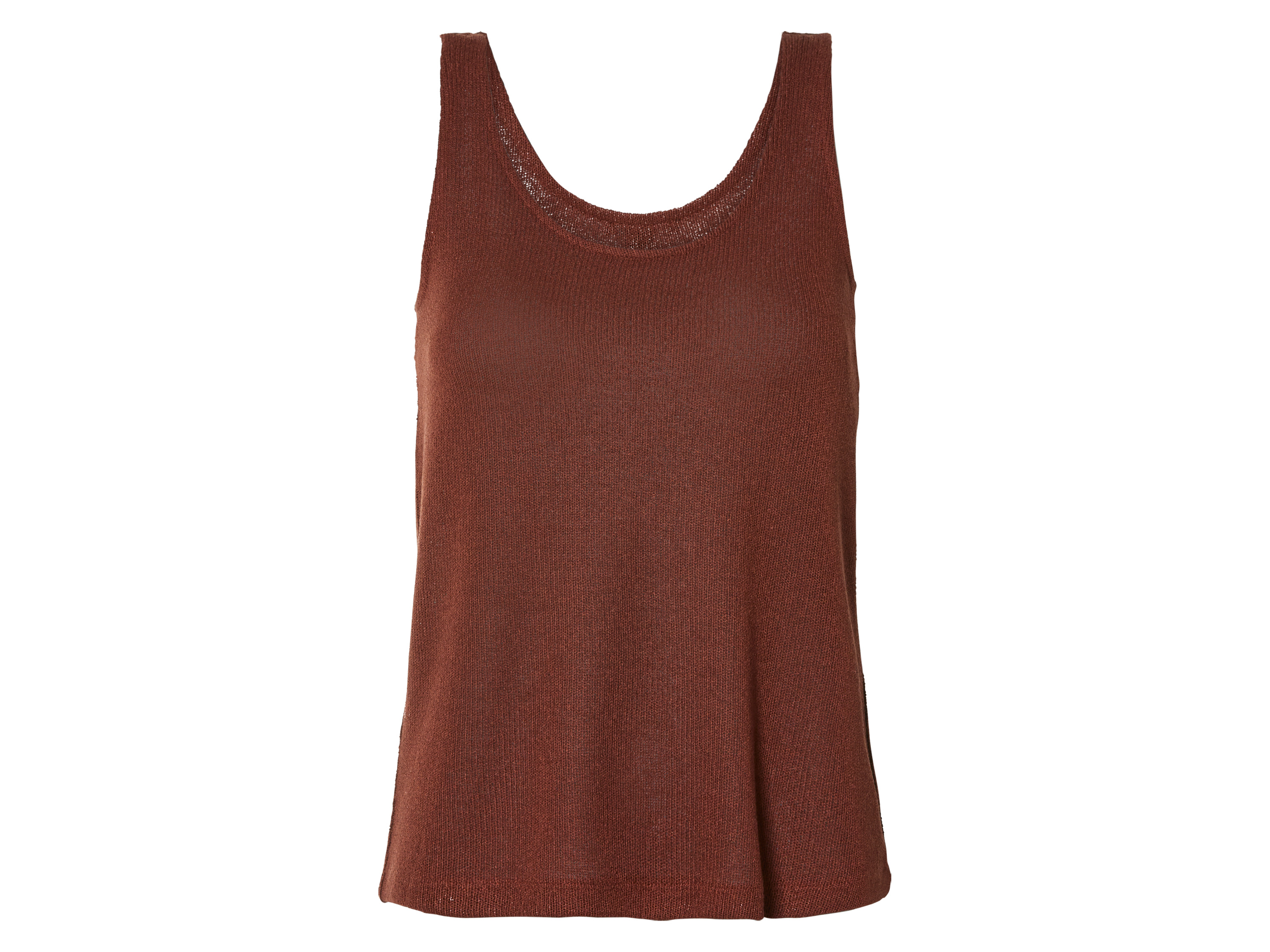 esmara Top damski Brązowy, S36/38