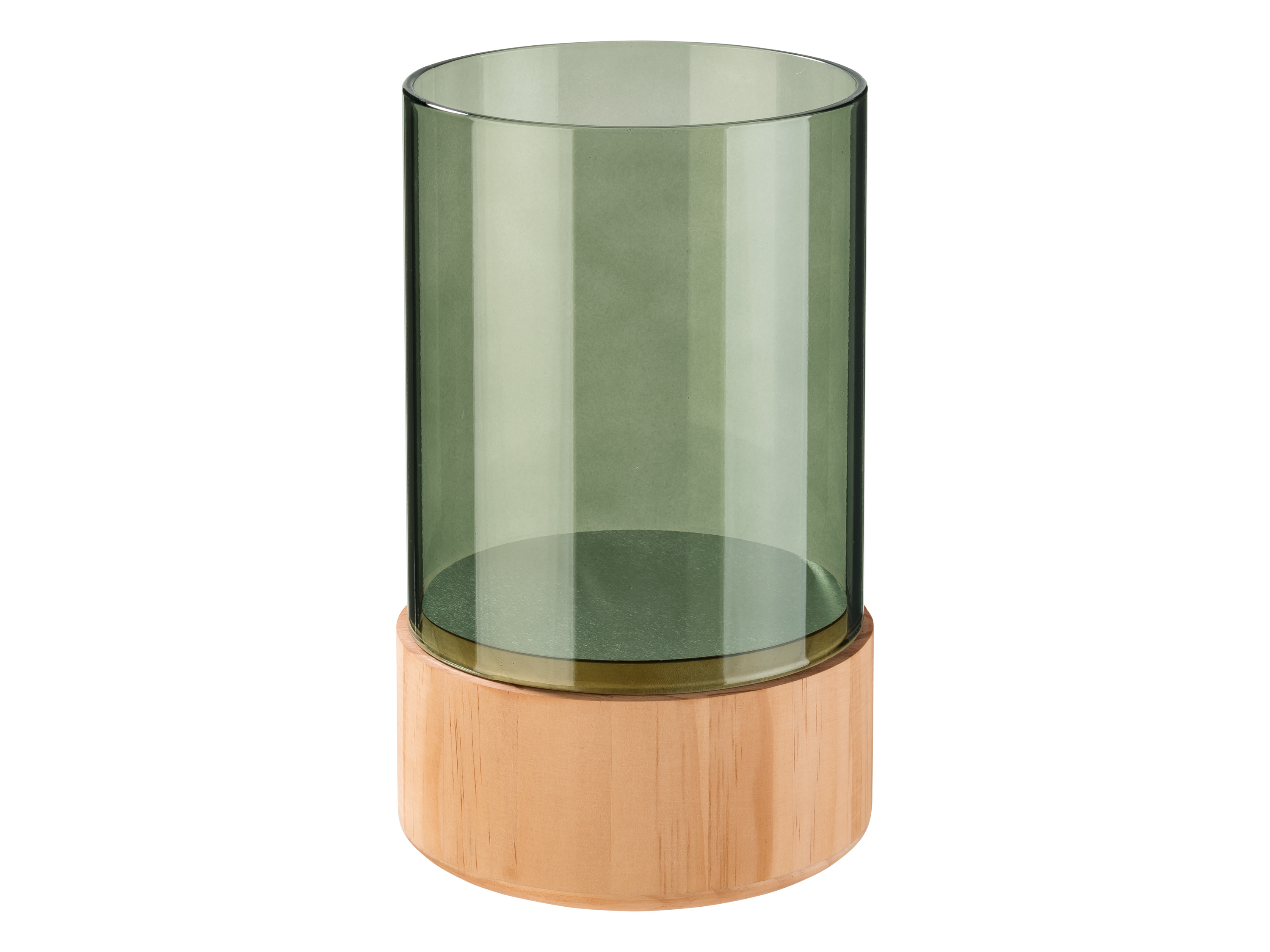 Livarno home Latarenka szklana na świecę Zielony