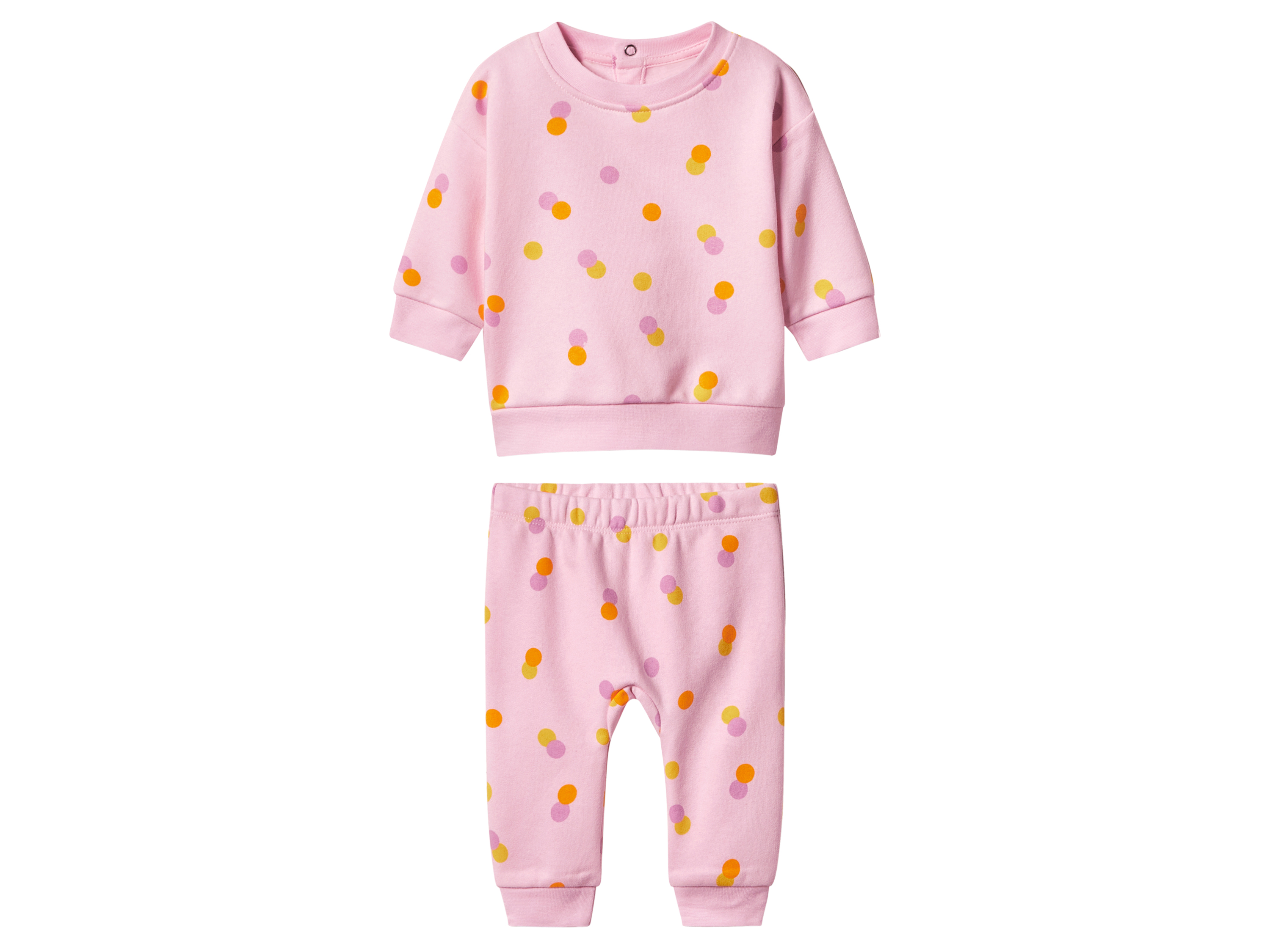 lupilu Dres niemowlęcy z bawełną organiczną Różowy, 74/80