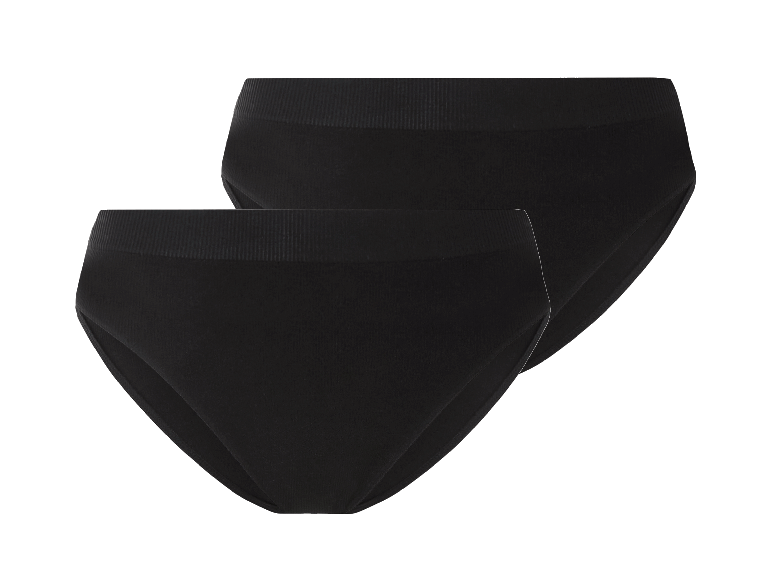 esmara Majtki figi damskie, 2 pary Czarny, L44/46