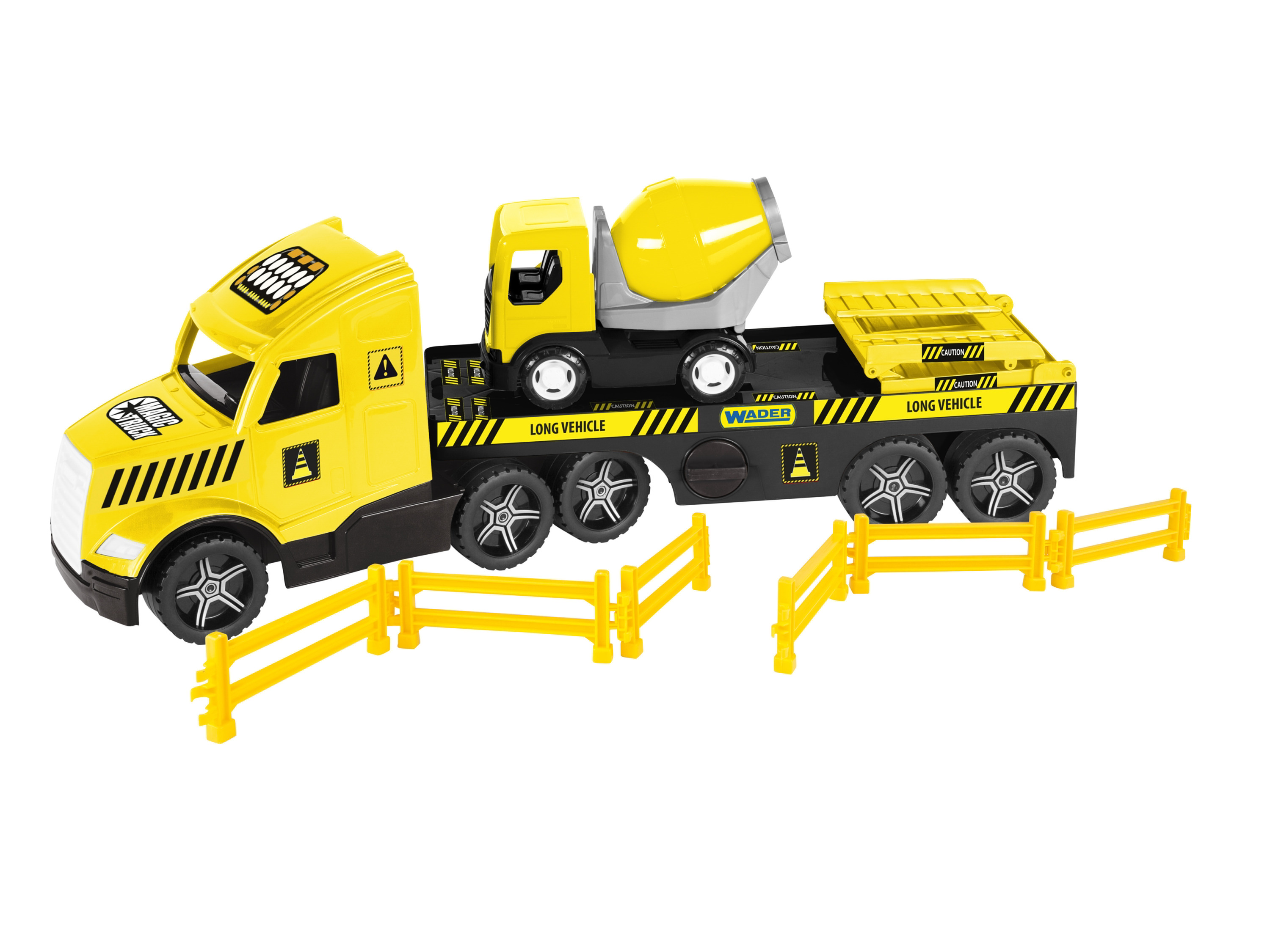 Wader Magiczna ciężarówka z pojazdem budowlanym Betoniarka