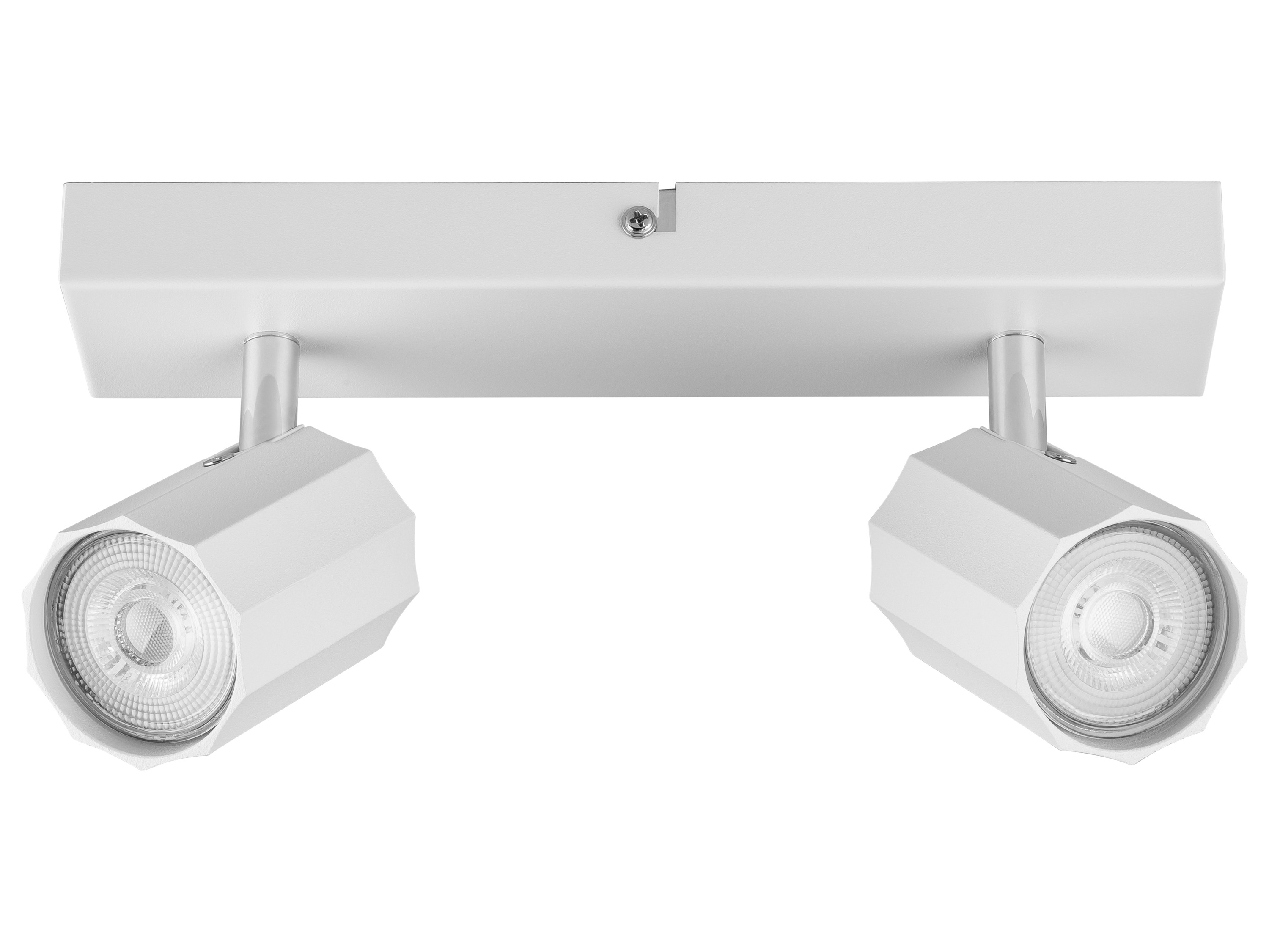 Livarno home Lampa ścienno-sufitowa z 2 reflektorami Biały