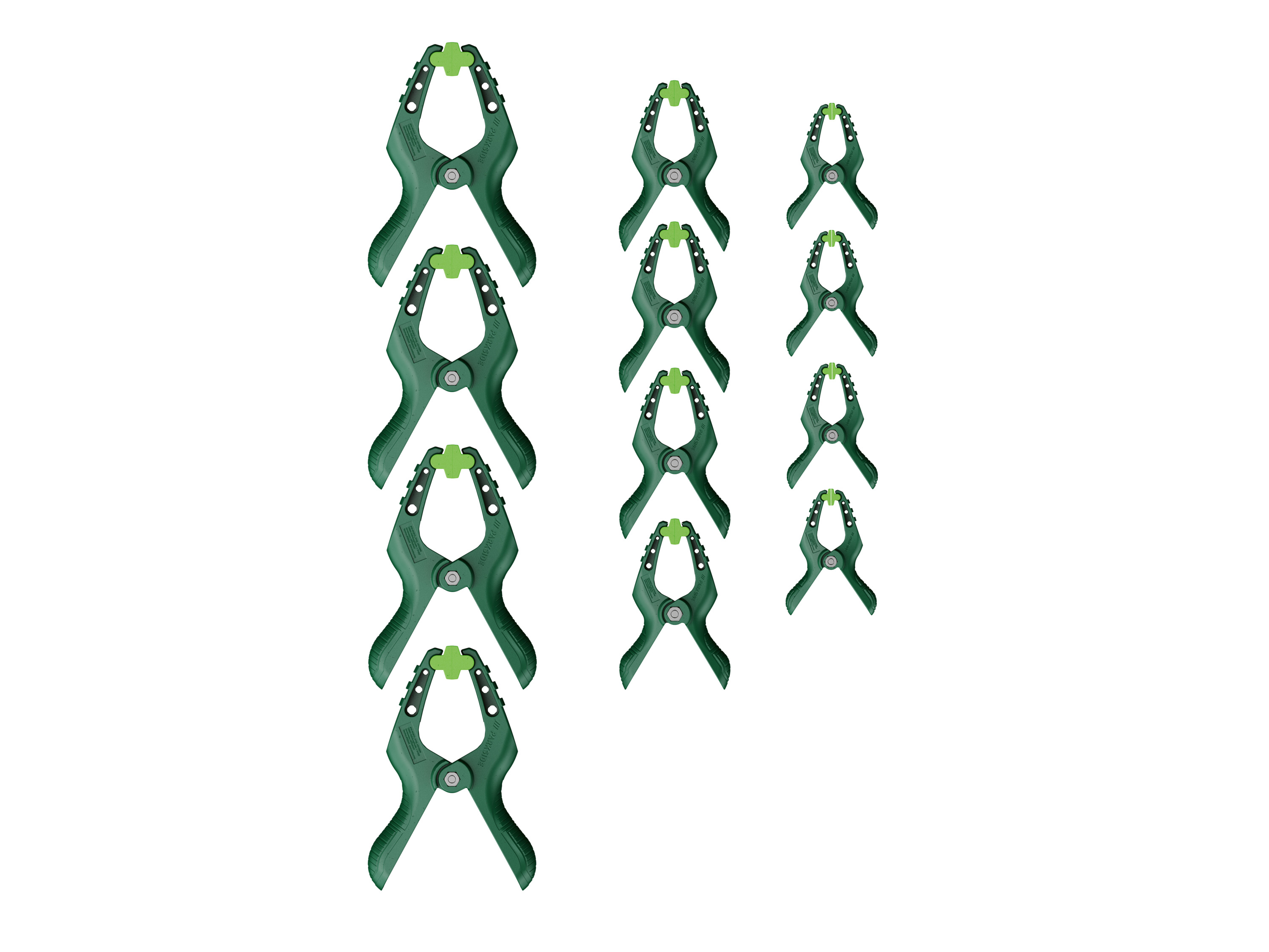 Parkside Zestaw 8 lub 12 ścisków 12 elementów