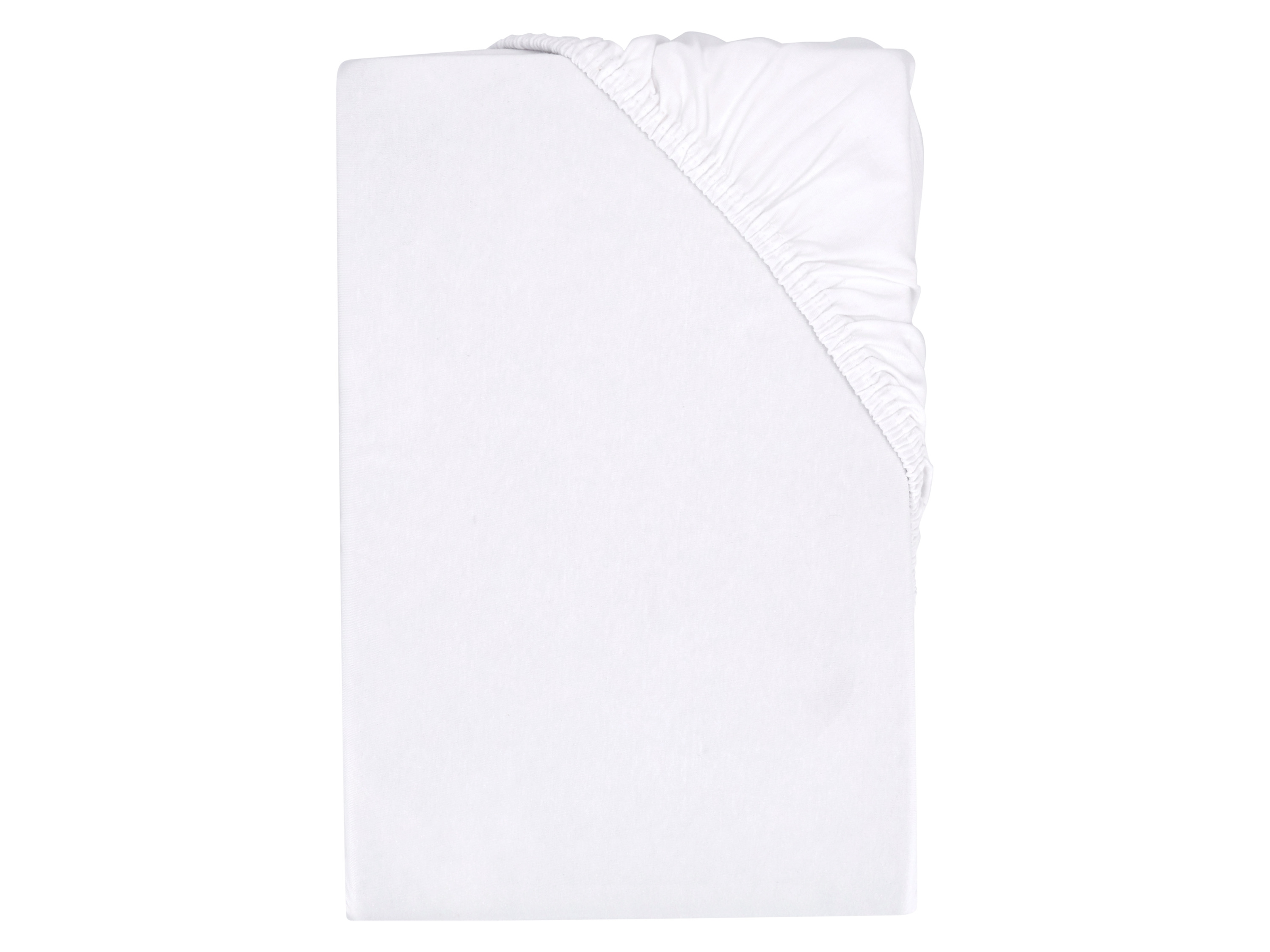 Livarno home Prześcieradło z gumką, 90-100 x 200 cm Biały