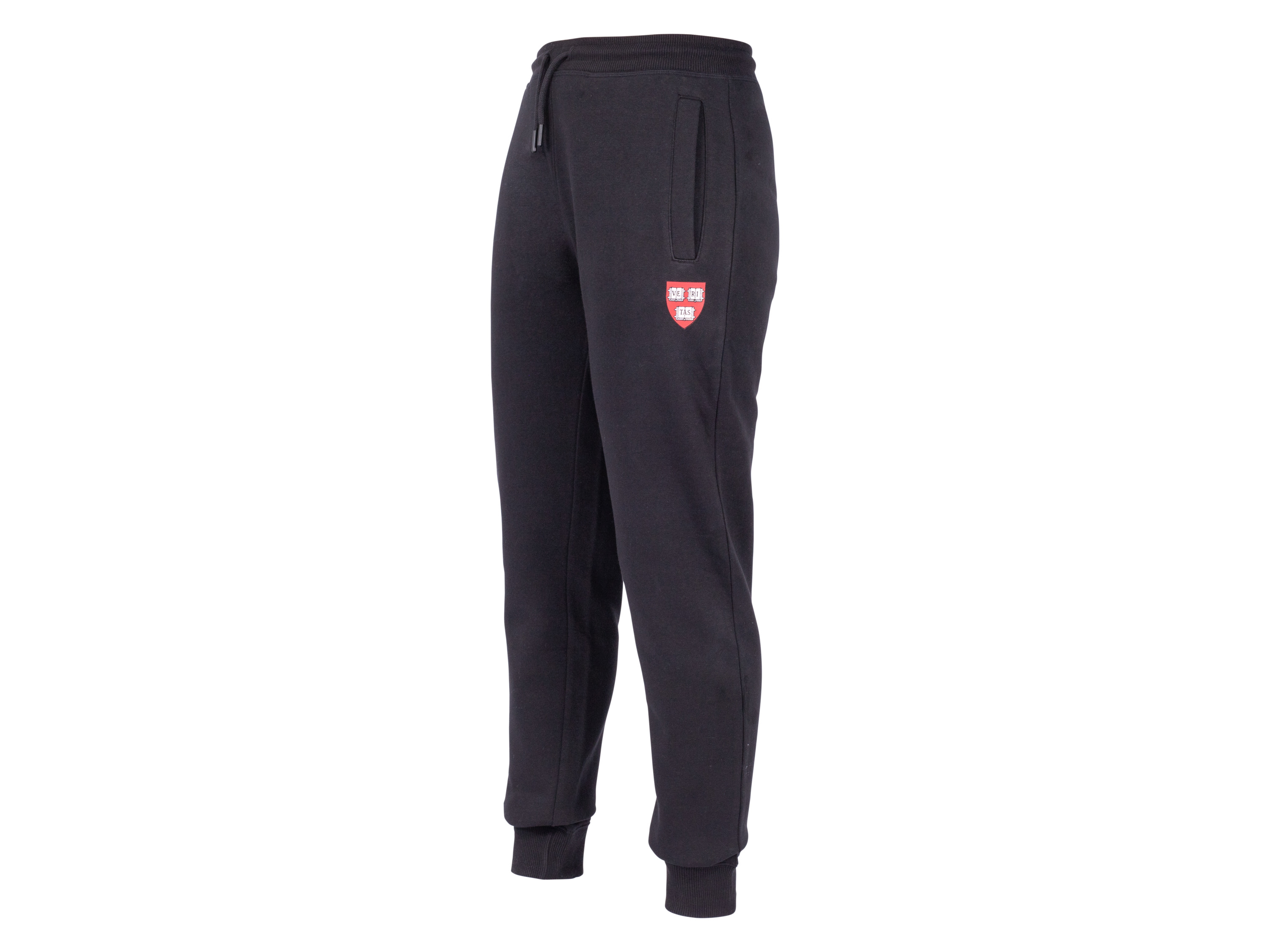 Spodnie dresowe damskie US College Harvard czarny, L