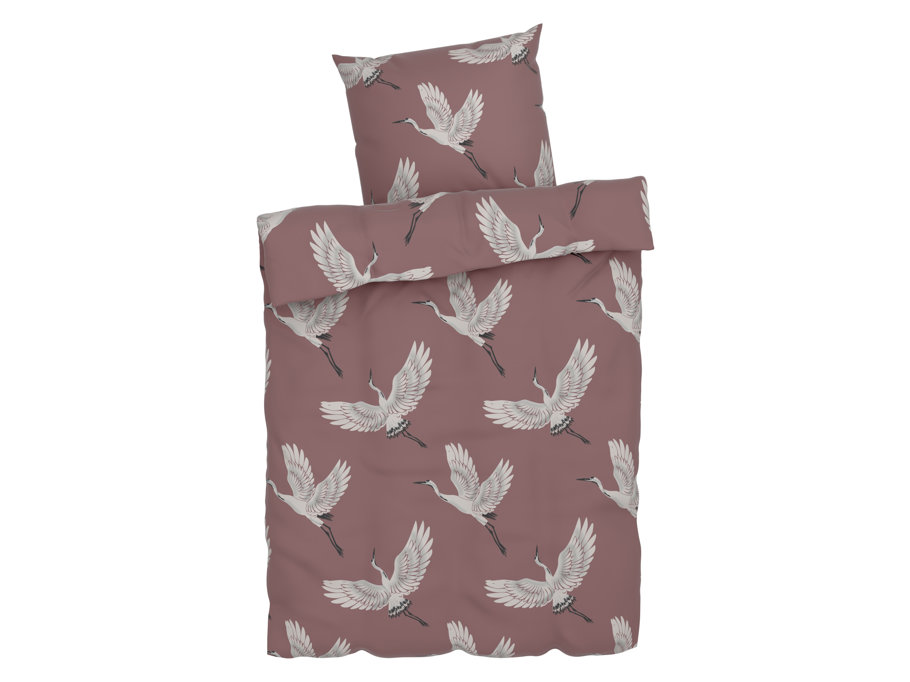 Livarno home Pościel dwustronna z mikrowłókna satynowego, 140 x 200 cm Różowy