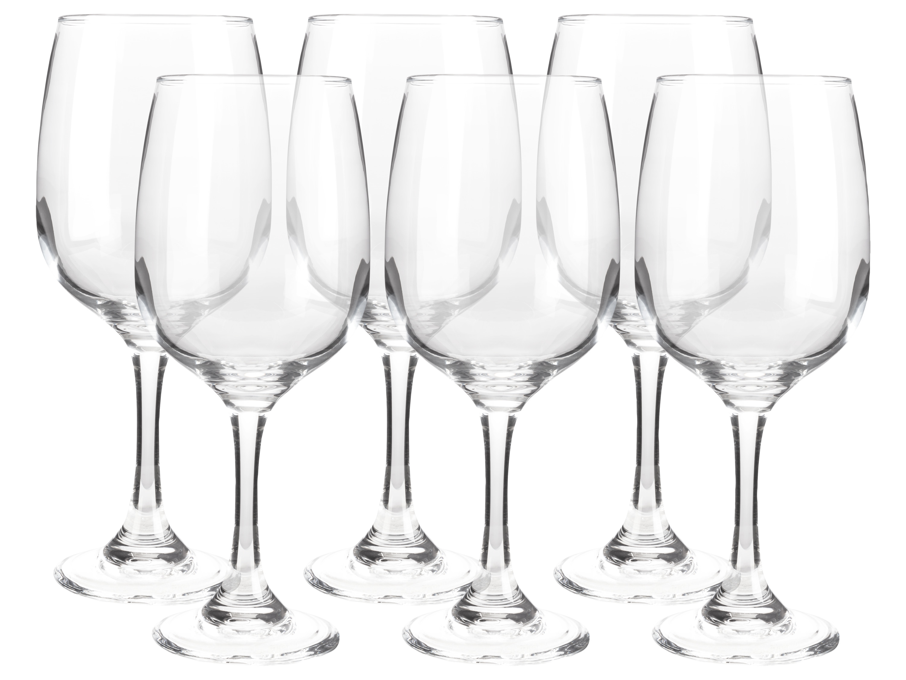 Livarno home Zestaw kieliszków do czerwonego wina / do białego wina / do szampana, 6 sztuk Do czerwonego wina