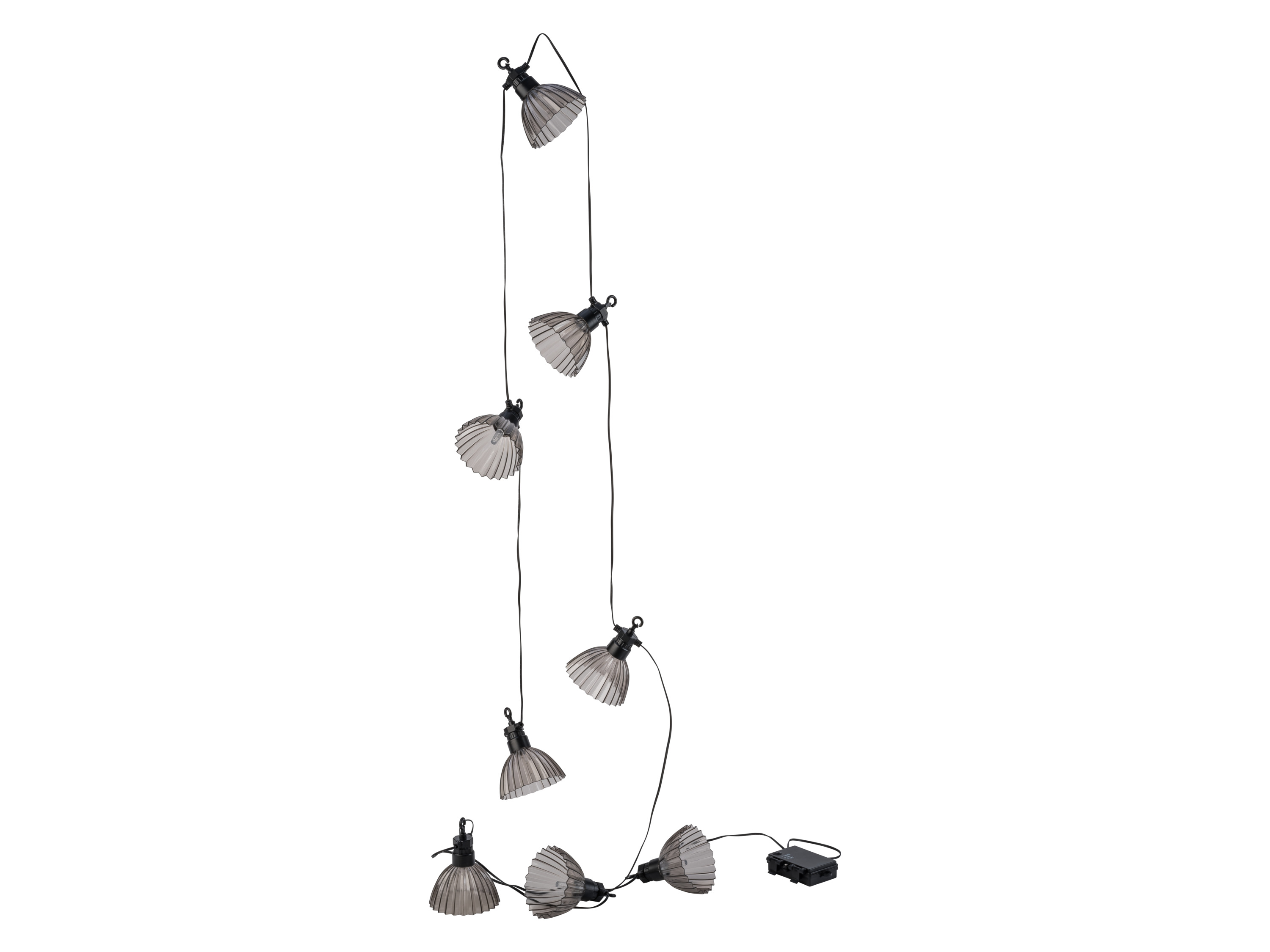 Livarno home Girlanda świetlna LED z 8 żarówkami Czarny