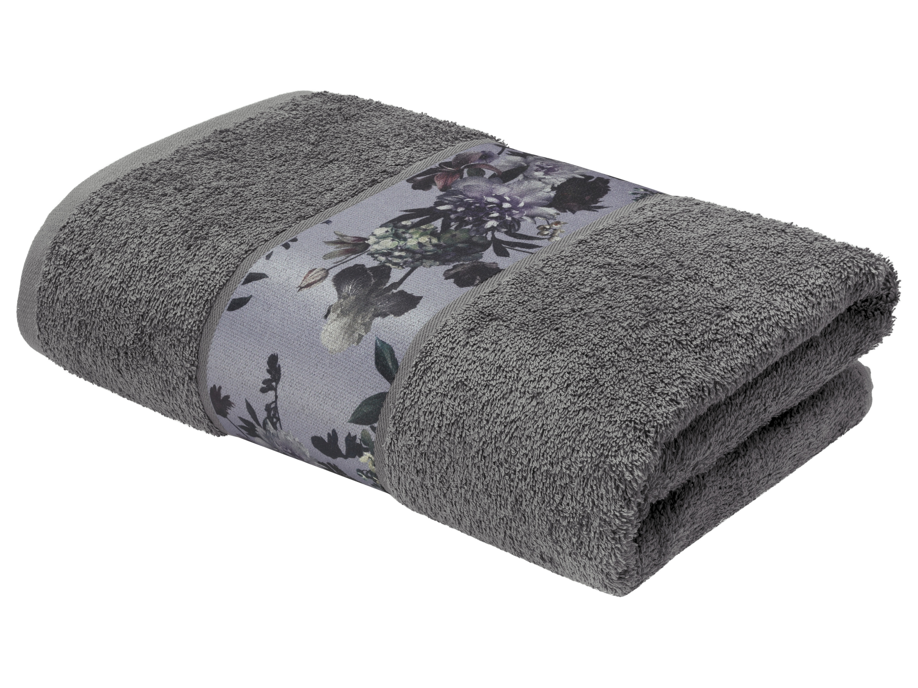 Livarno Ręcznik kąpielowy frotté, 70 x 140 cm Szary