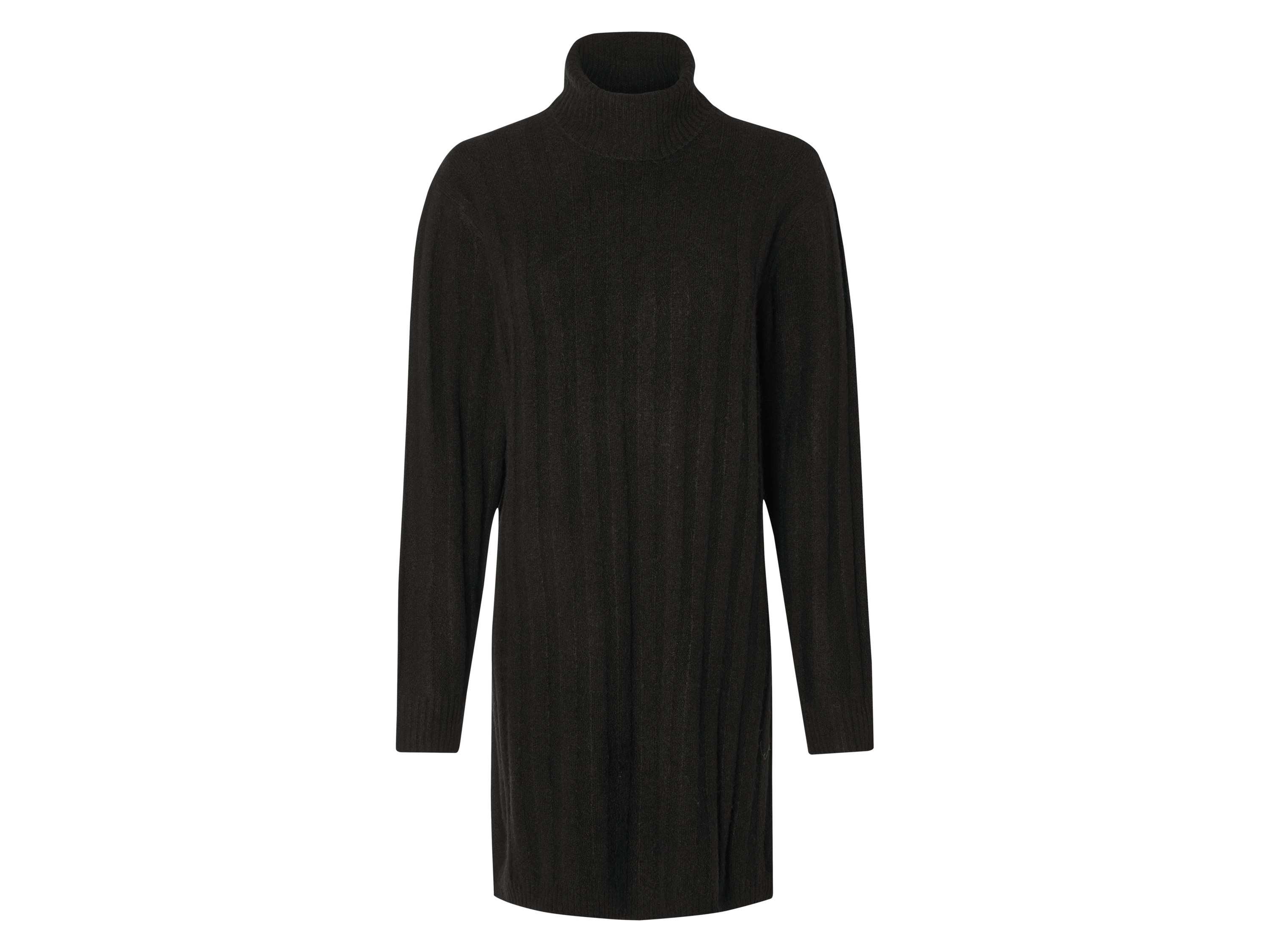 esmara Sukienka damska dzianinowa Czarny, L44/46