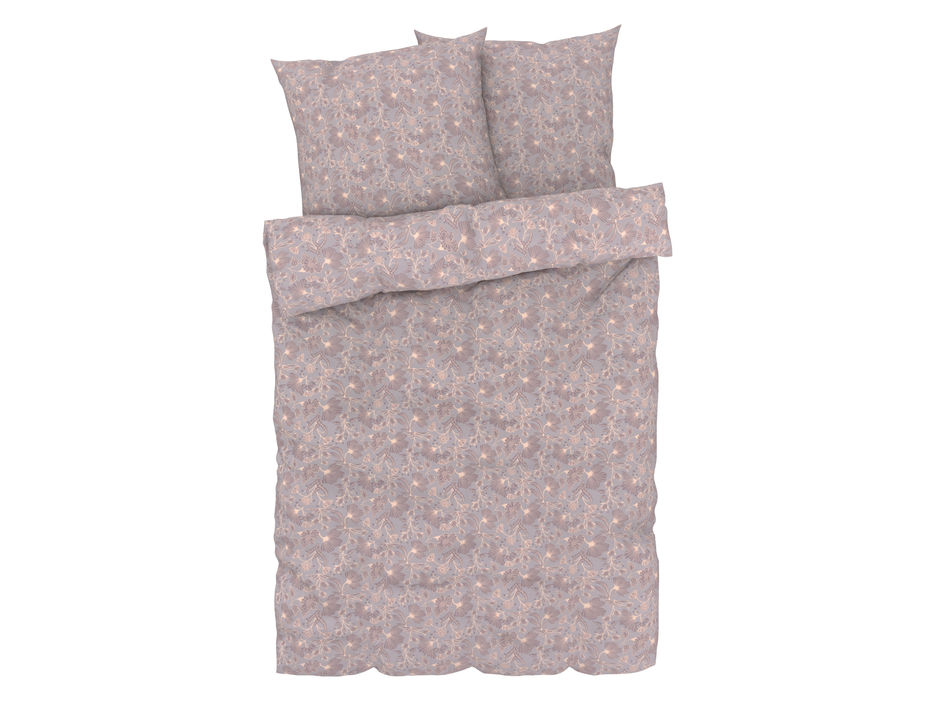 Livarno home Pościel z bawełny satynowej, 160 x 200 cm Różowy