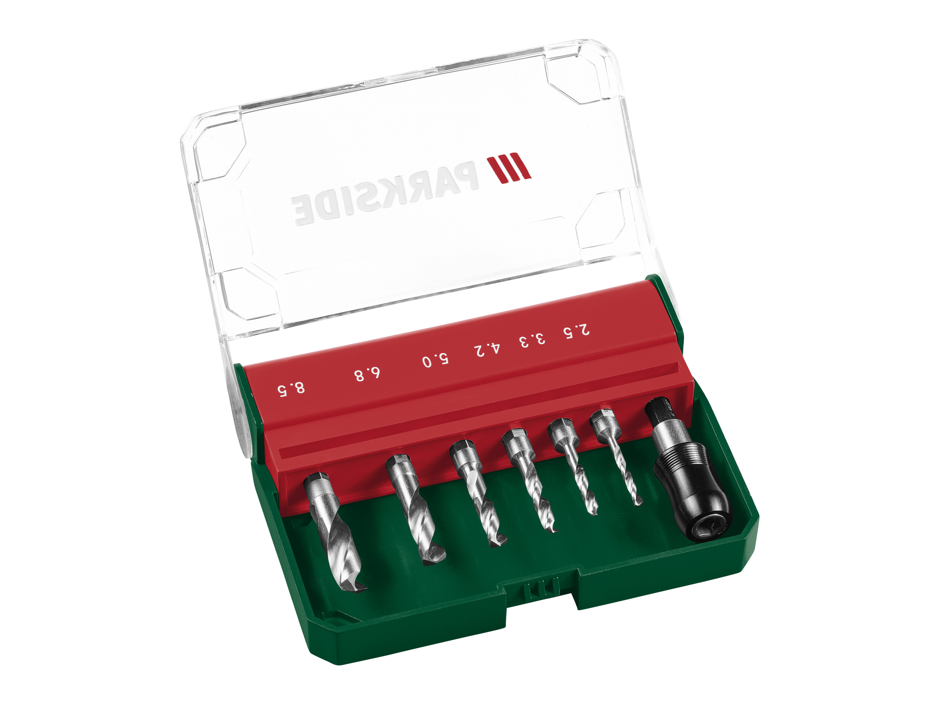 Parkside Zestaw wierteł i gwintowników Wiertło sześciokątne HSS