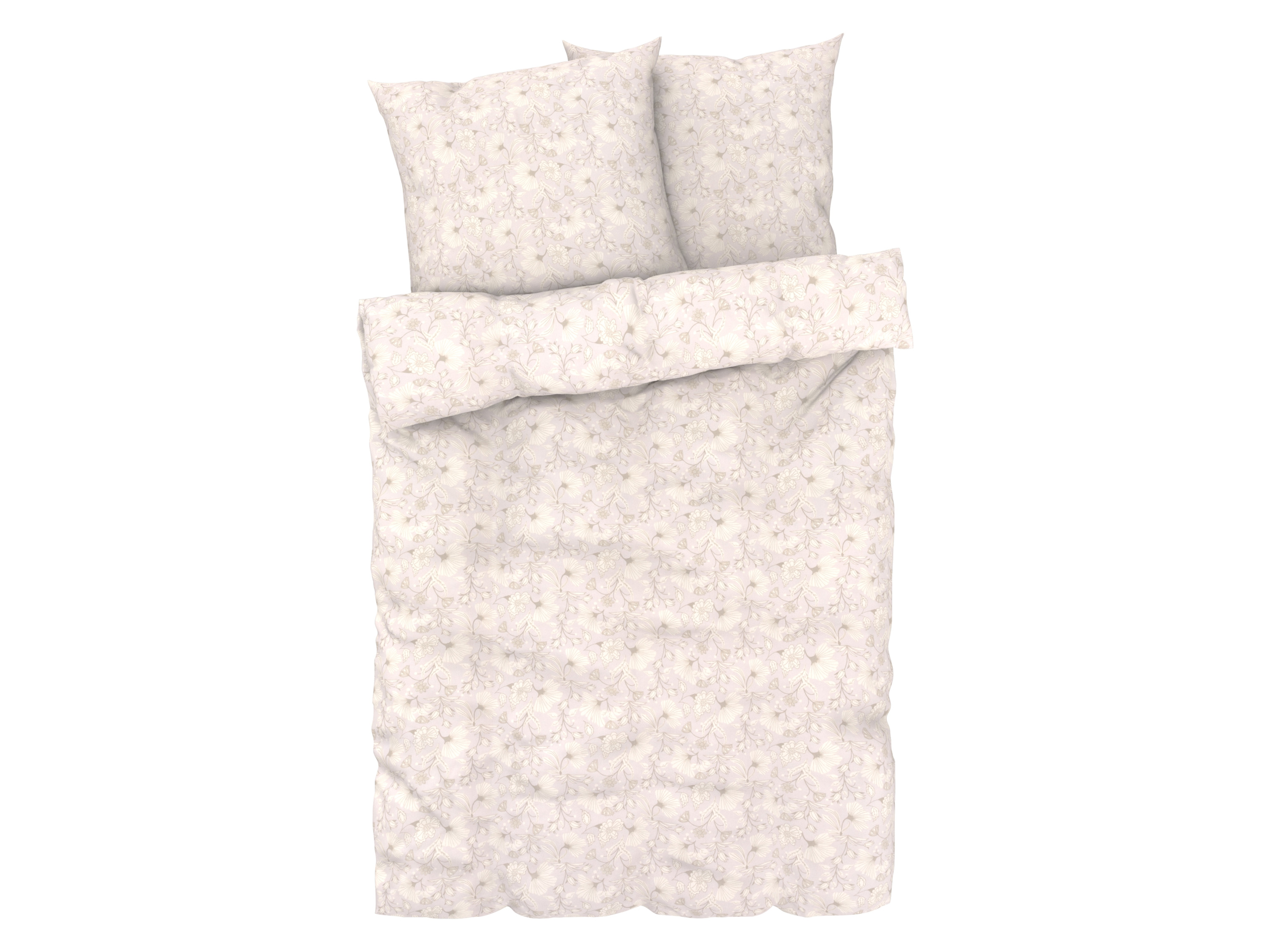 Livarno home Pościel z bawełny satynowej, 220 x 200 cm Piaskowy