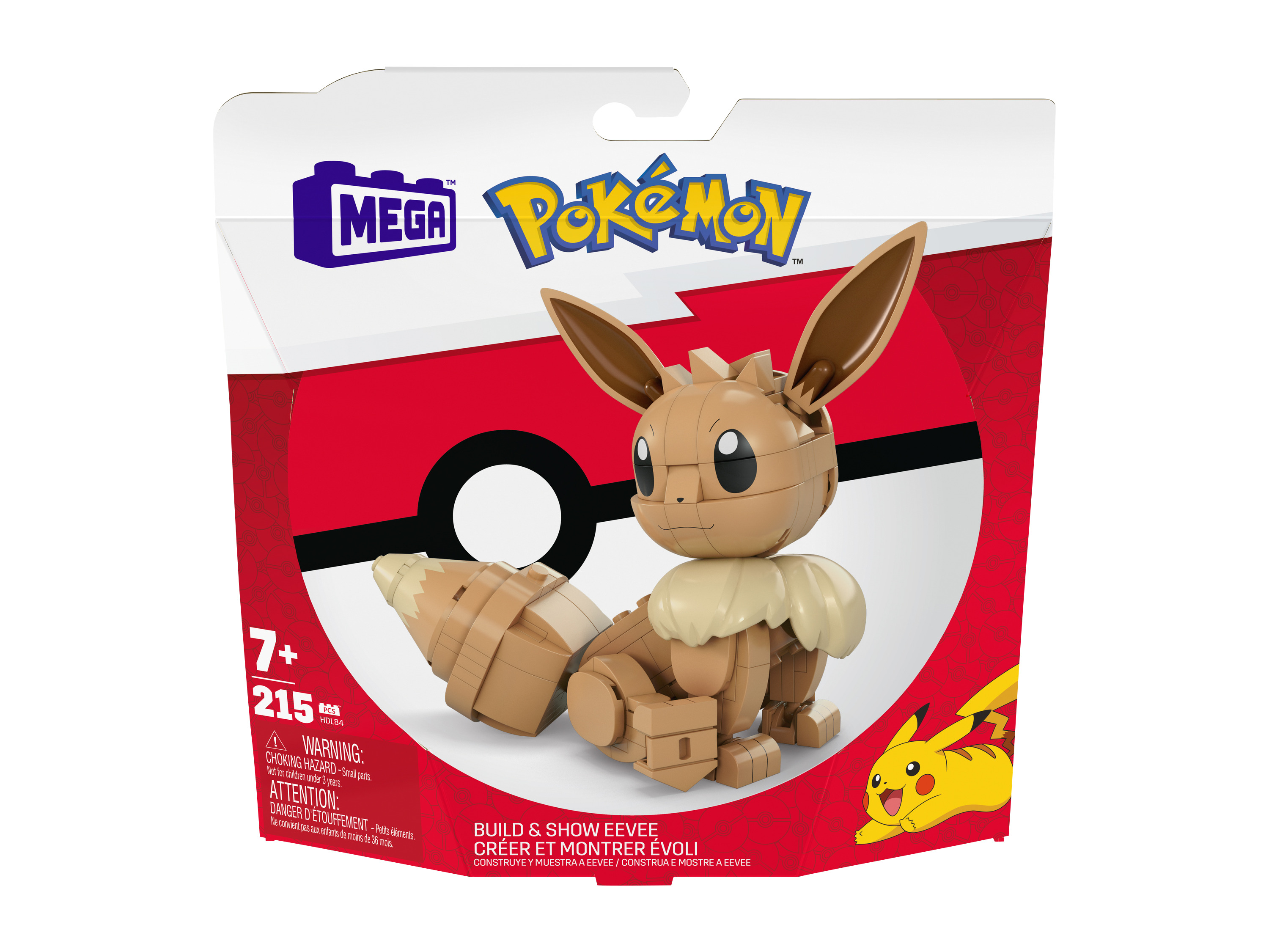 Mega Zestaw konstrukcyjny z figurką Pokémon Eevee