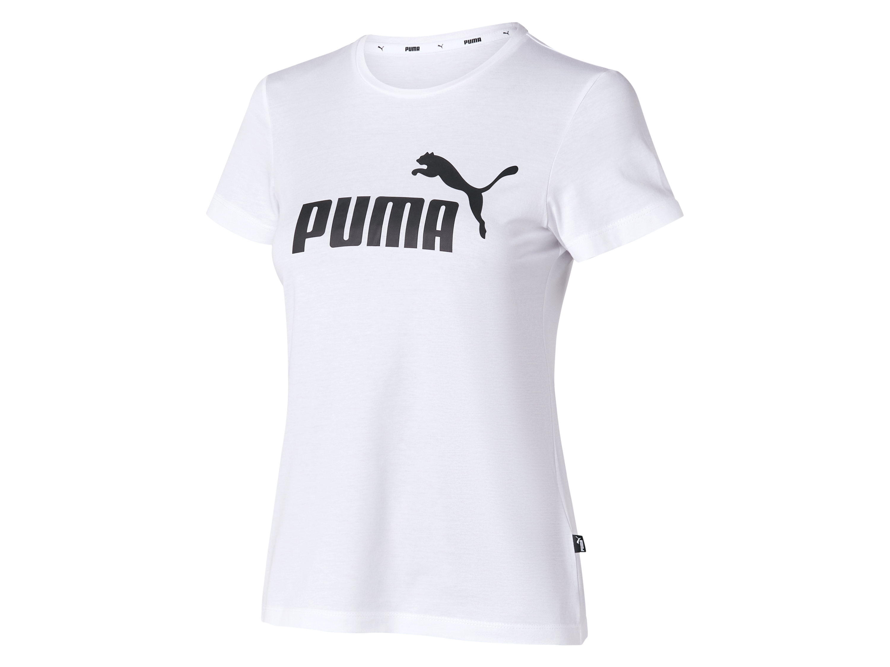 Puma T-shirt damski z bawełny Biały, L
