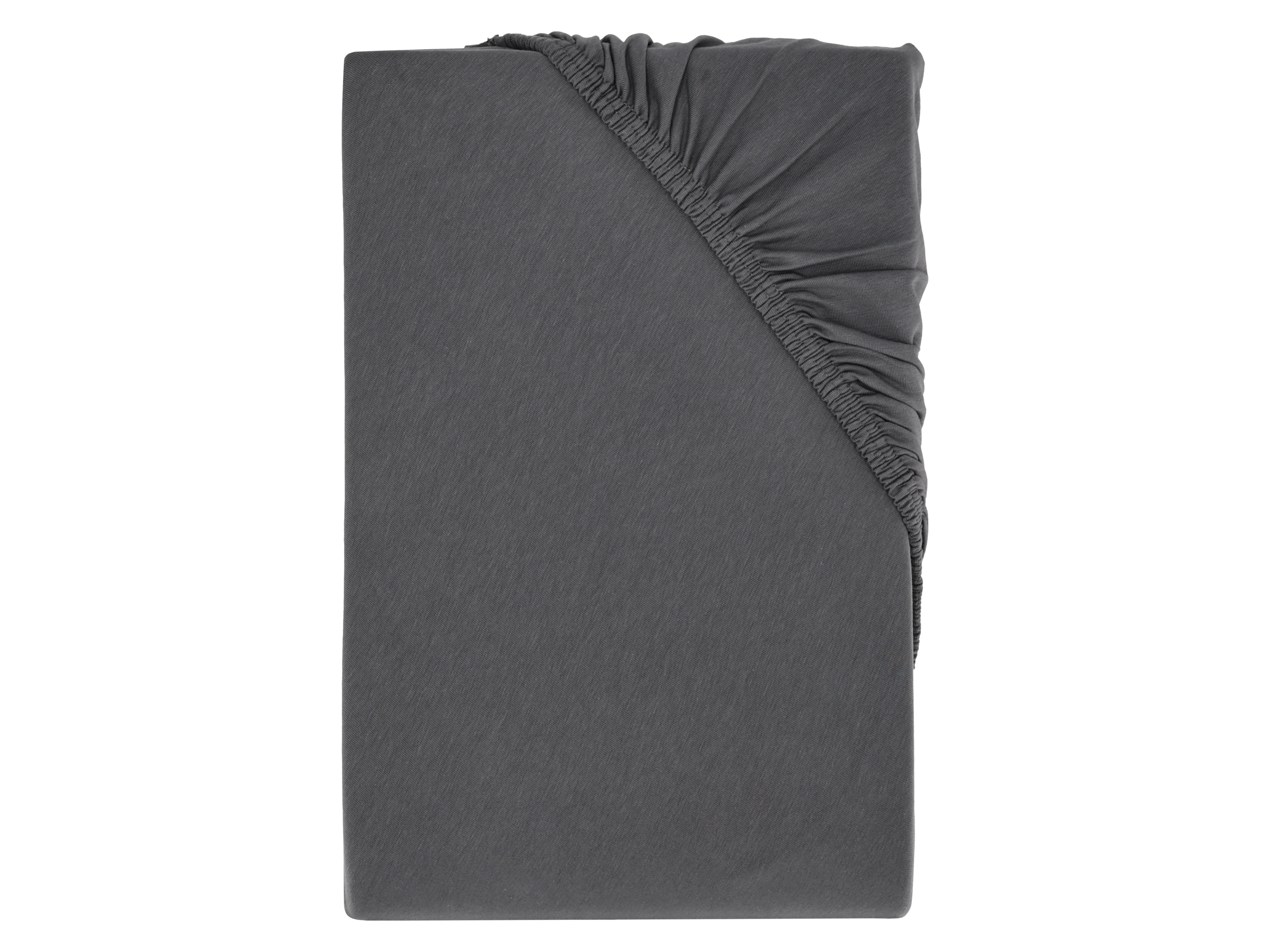 Livarno home Prześcieradło z dżerseju z gumką bi-elastic, 180-200 x 200 cm Antracytowy