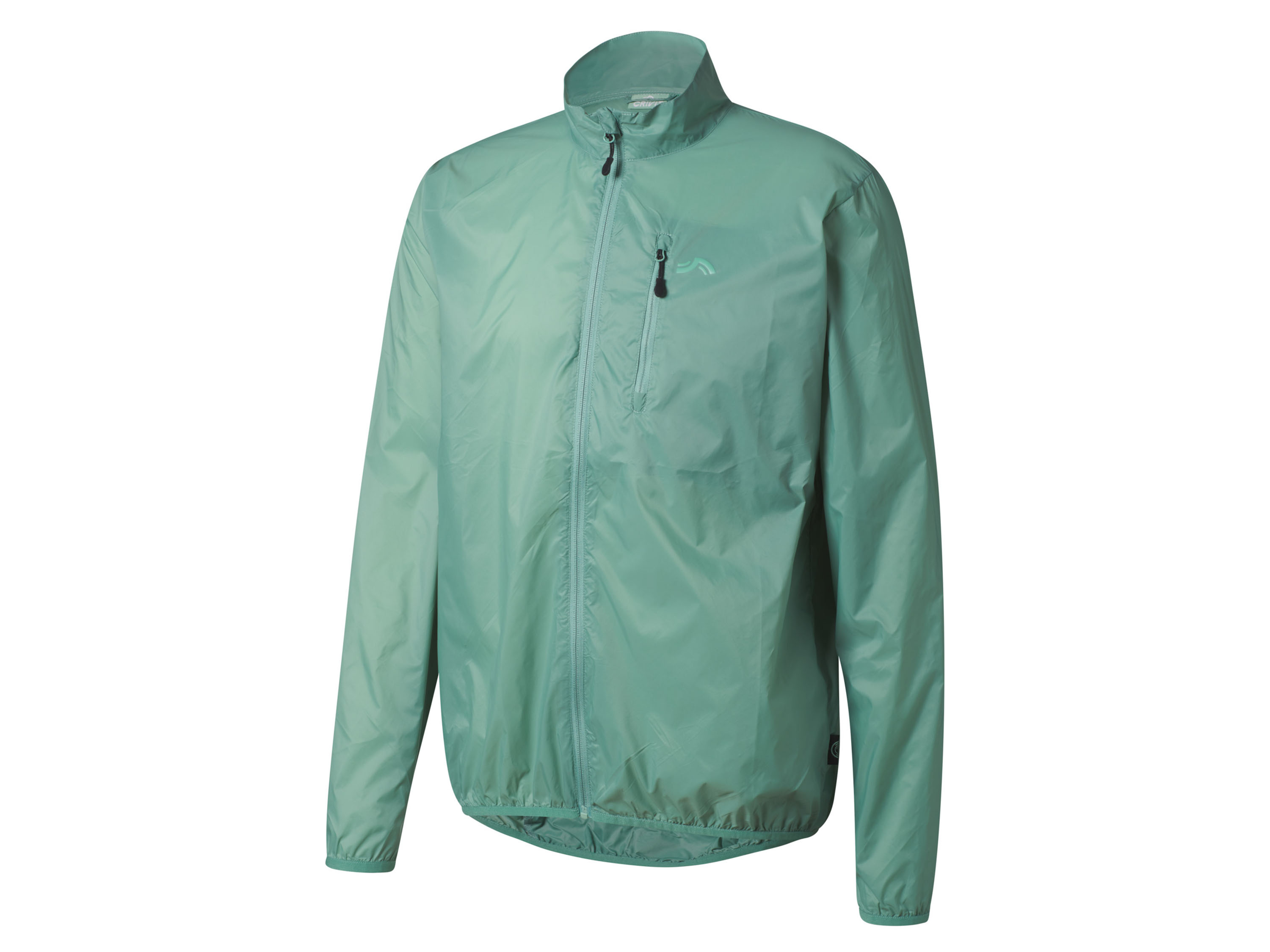 Crivit Lekka kurtka męska, wiatroodporna i ultralekka Zielony, Xl56/58