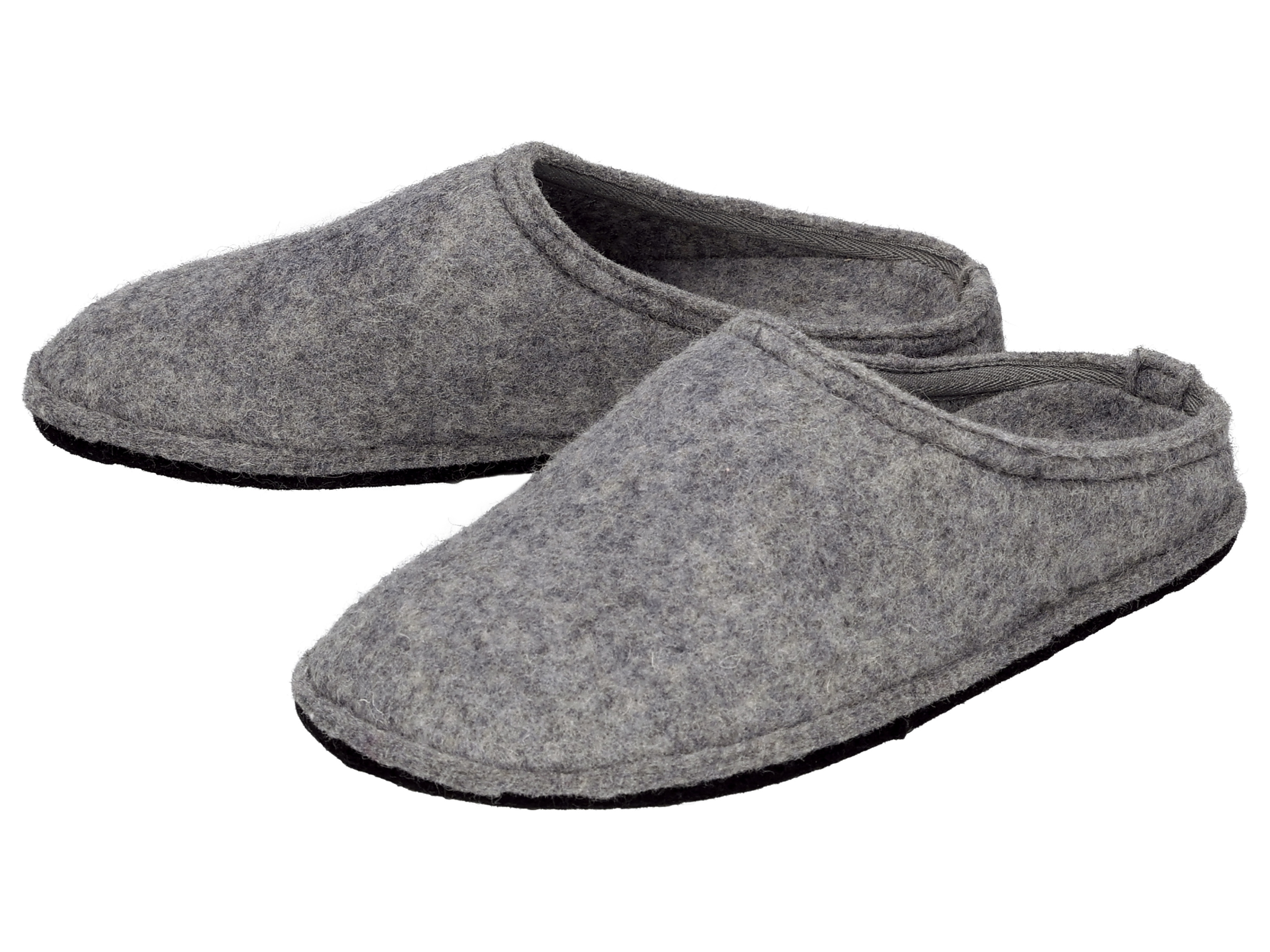 esmara Kapcie damskie z filcu, z wełną Szary, 39