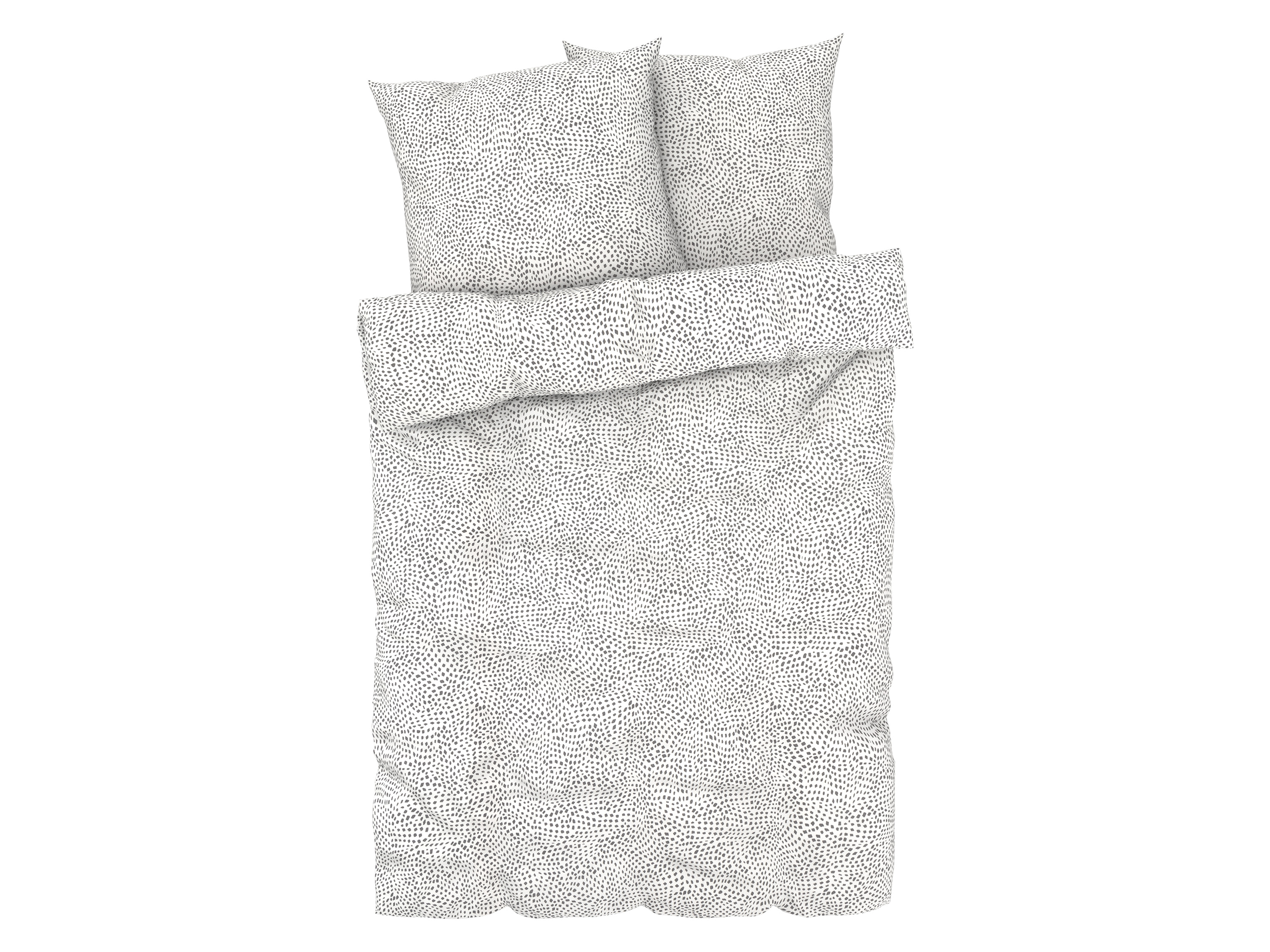 Livarno home Pościel satynowa z mikrofibry, 160 x 200 cm Jasnoszary