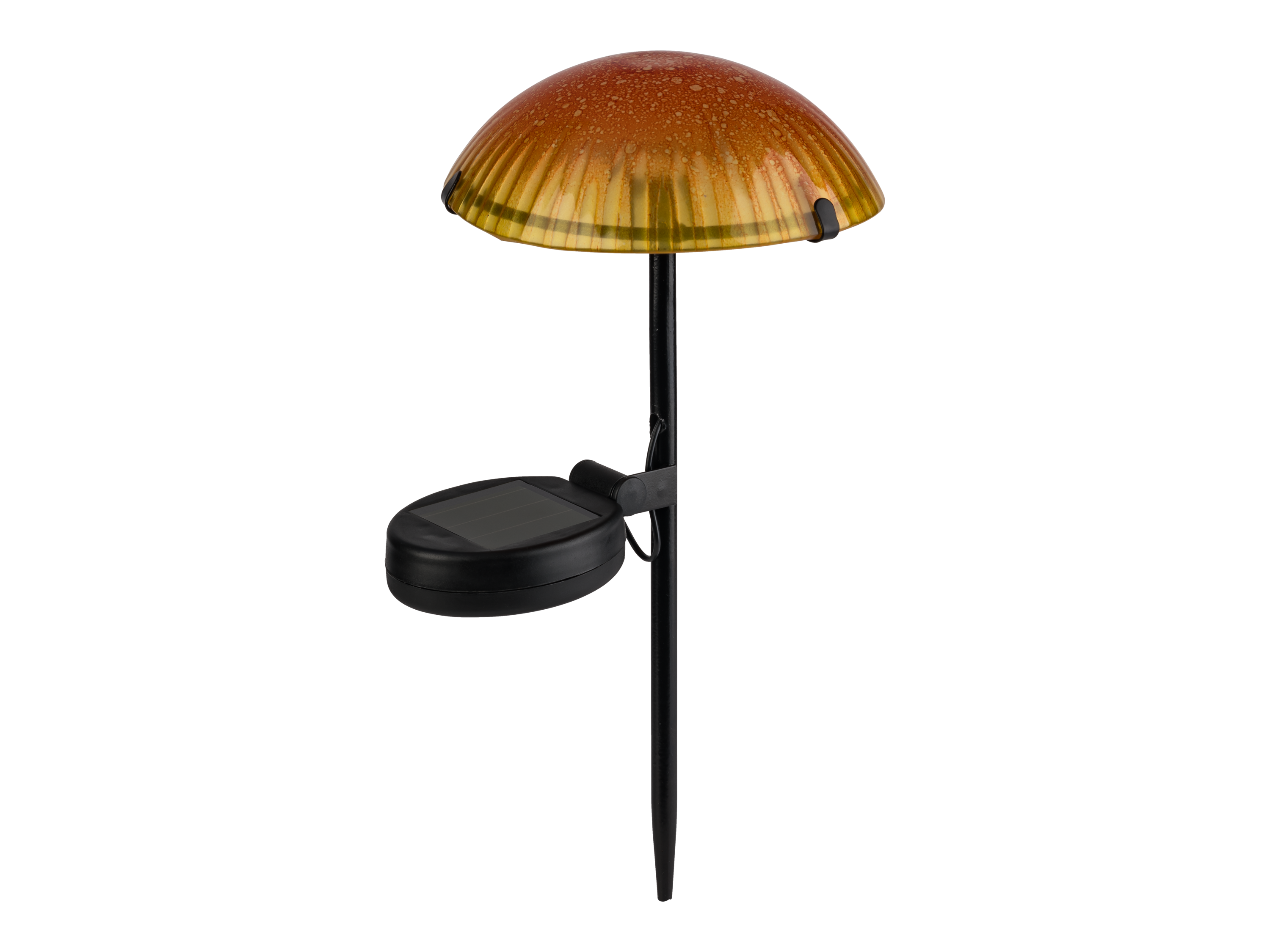 Livarno home Solarny grzyb z szpikulcem, LED Pomarańczowy