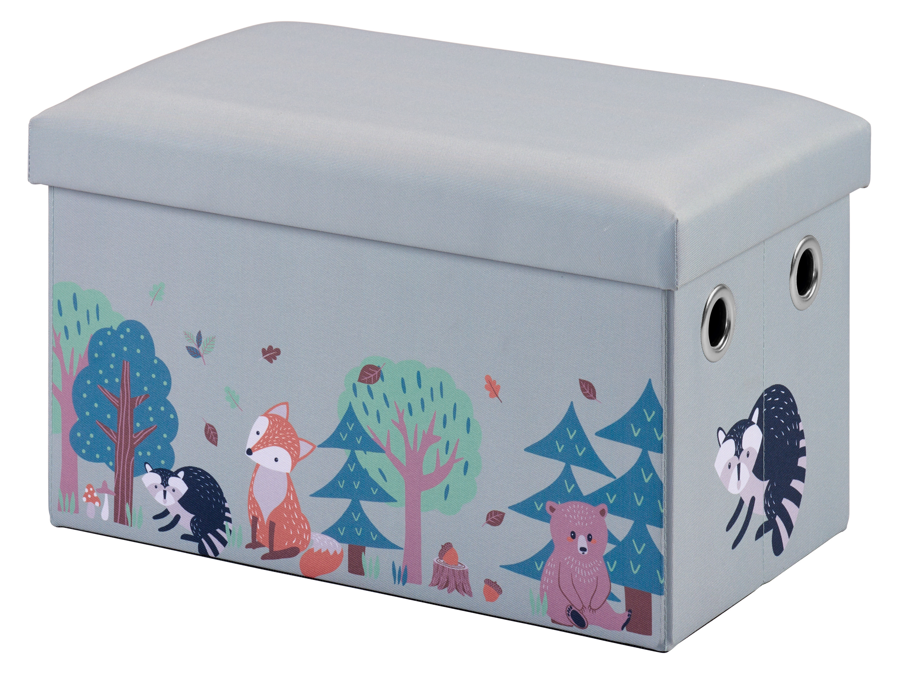 Livarno Skrzynia do siedzenia Jasnoniebieski