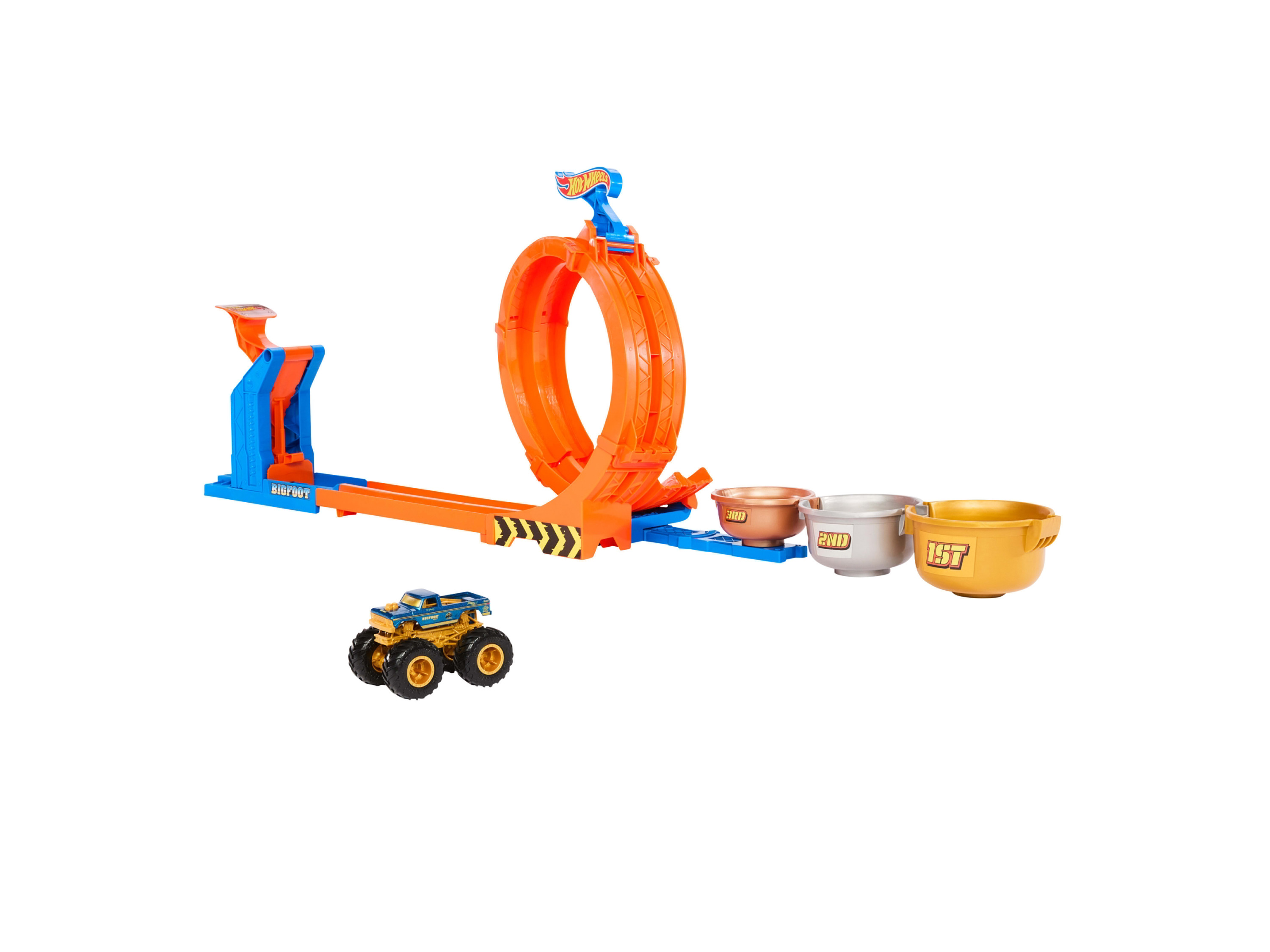 Hot Wheels Tor samochodowy z pętlą Monster Trucks Loop